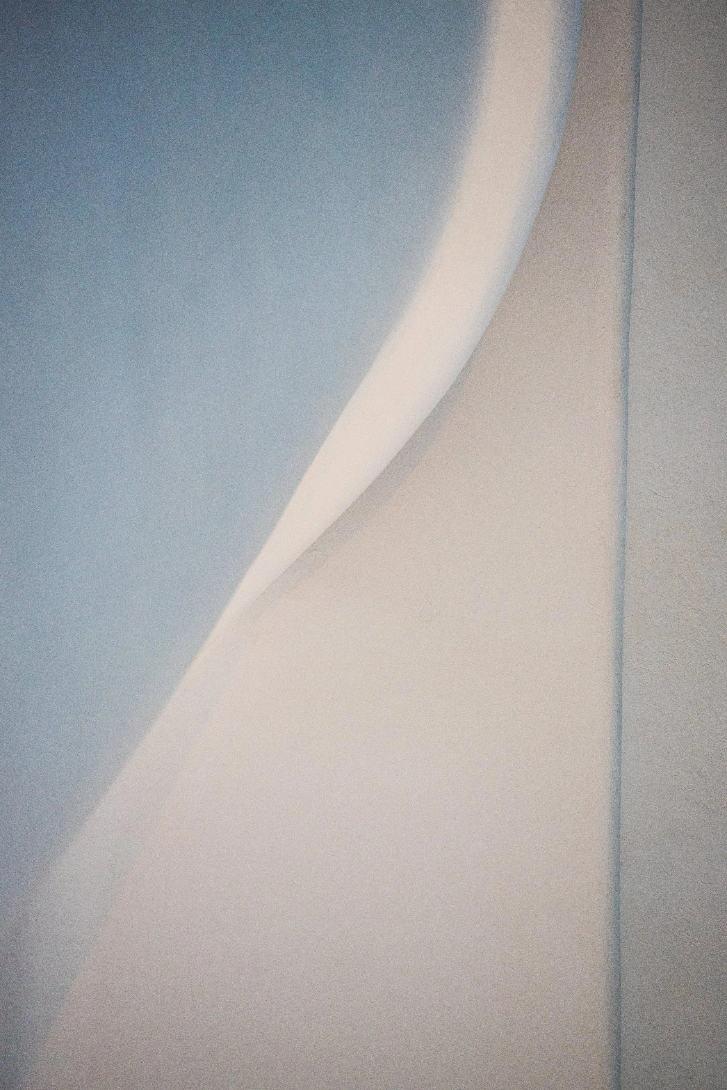 Abstract minimalist photography using sculptural shape and form in neutral colours