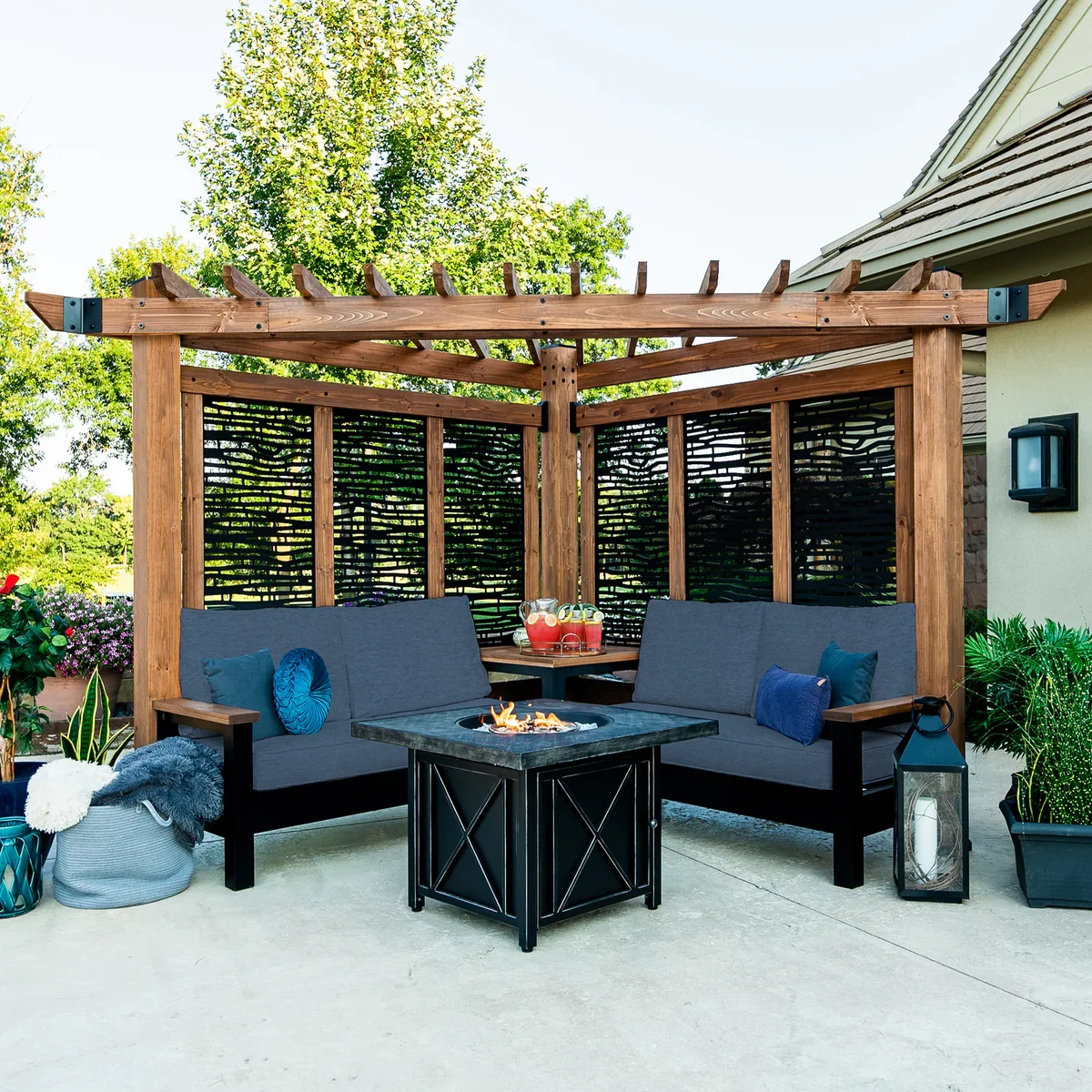 Tuscany Corner Pergola