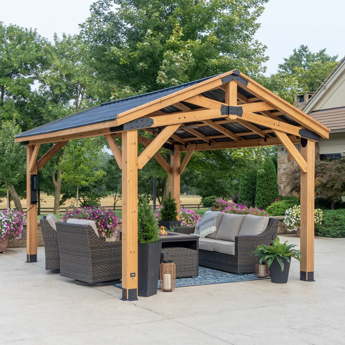 14x12 Peak Roof Gazebo