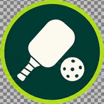 Pickleball paddles and balls available for beginners.