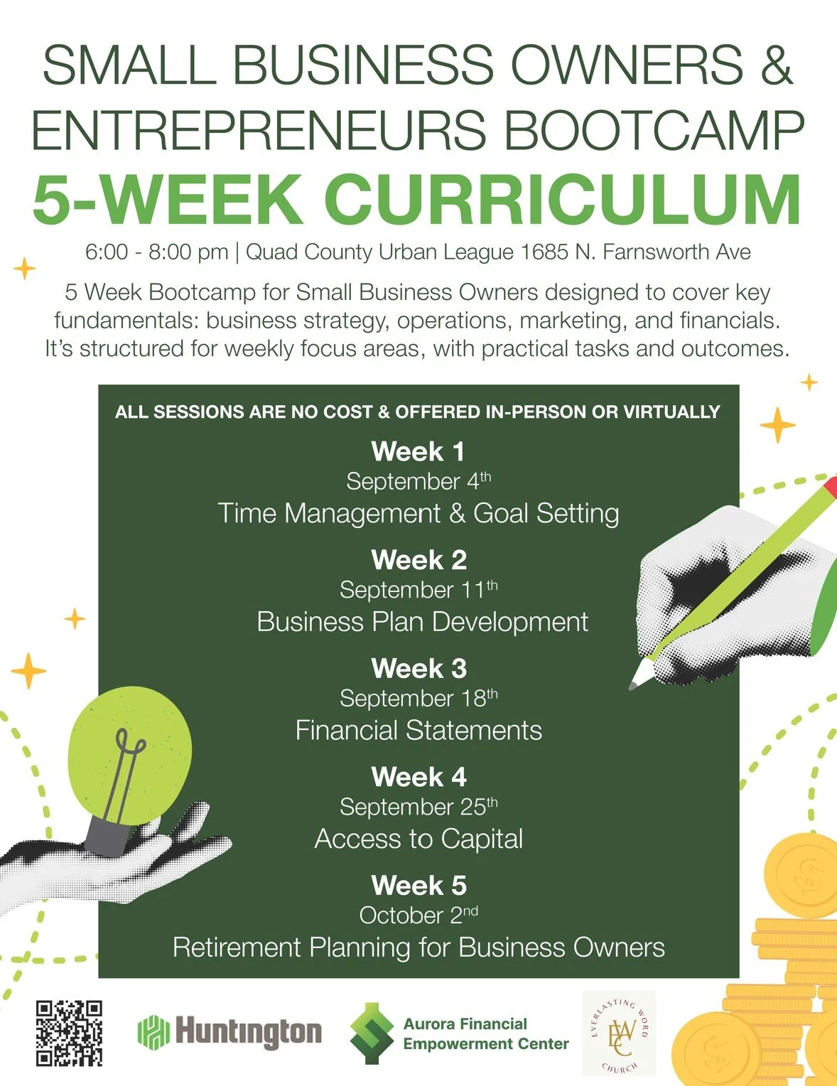 Small Business Bootcamp! (5 Week Curriculum)