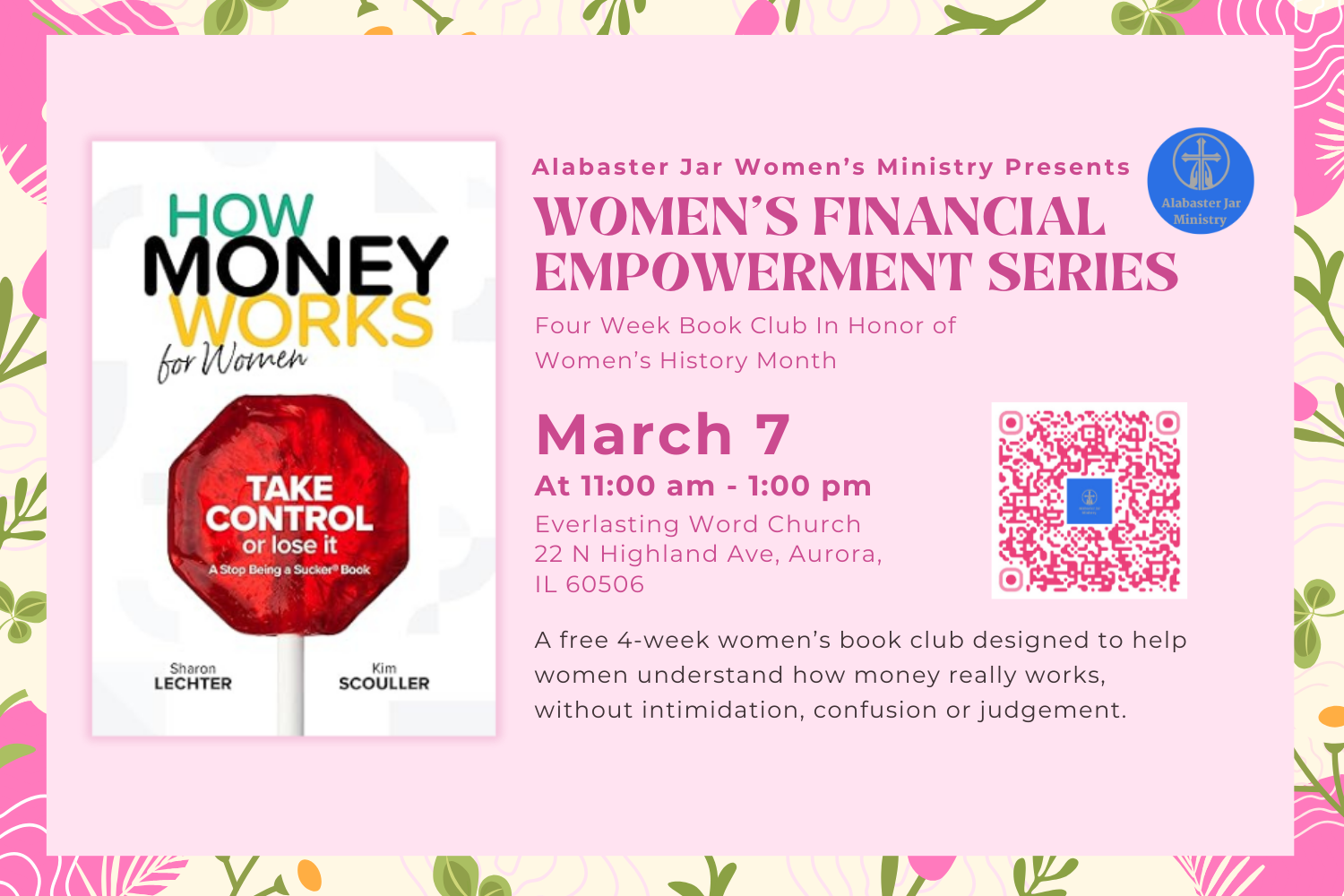 Alabaster Jar Women’s Ministry: Women’s Financial Empowerment Series 