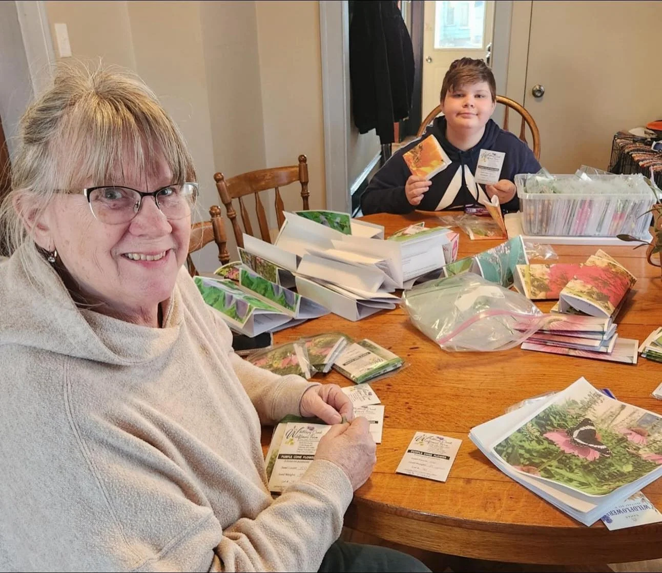Is anyone else impatiently waiting for spring?! Levi and I are excited to announce that the Ashland Food Coop will be hosting our native wildflowers seeds and hollyhock seeds very soon. Also, visit the Seed Fair this Saturday March 29 at the Bretting