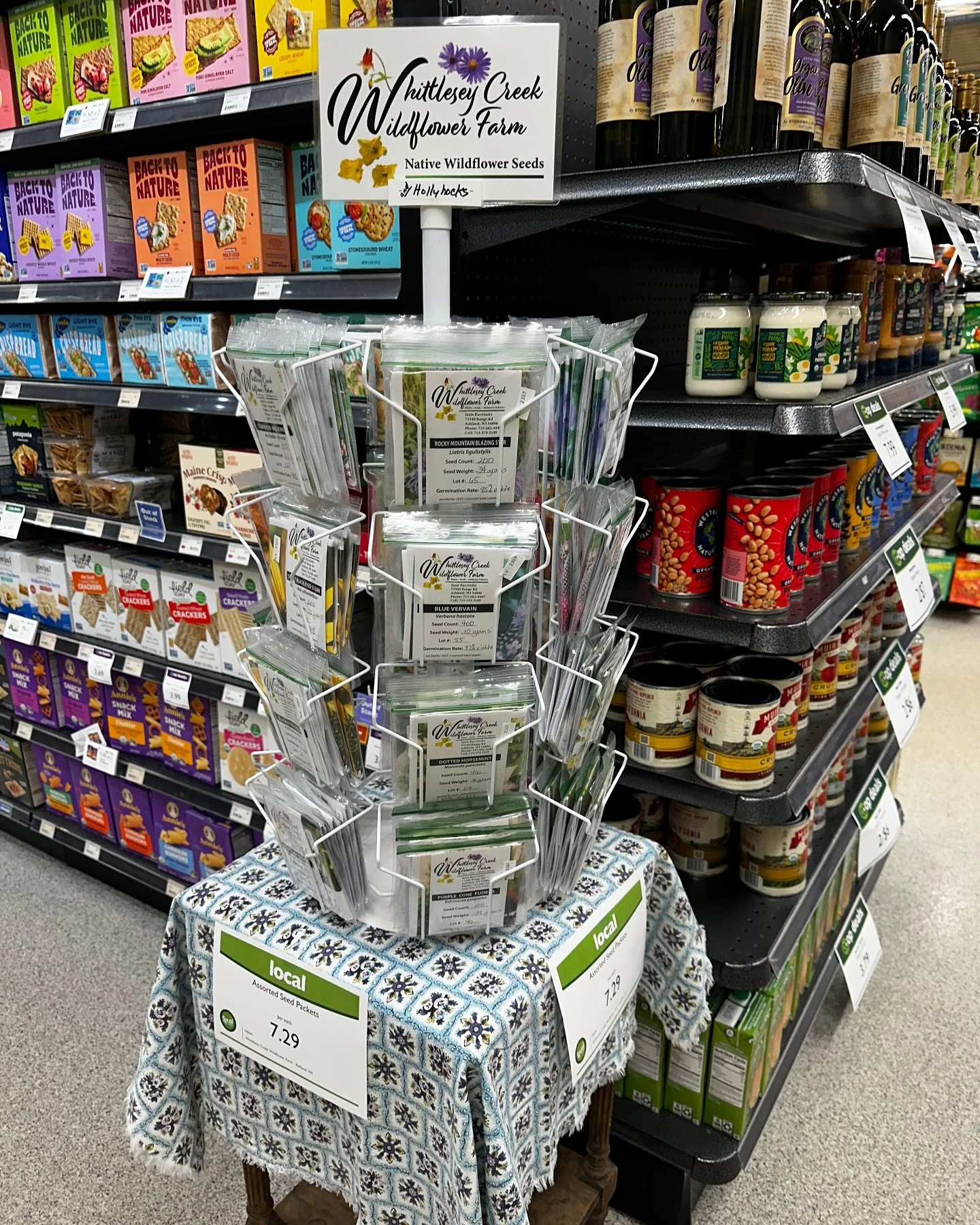 Look for our seeds at Chequamegon Food Co-Op in Ashland!