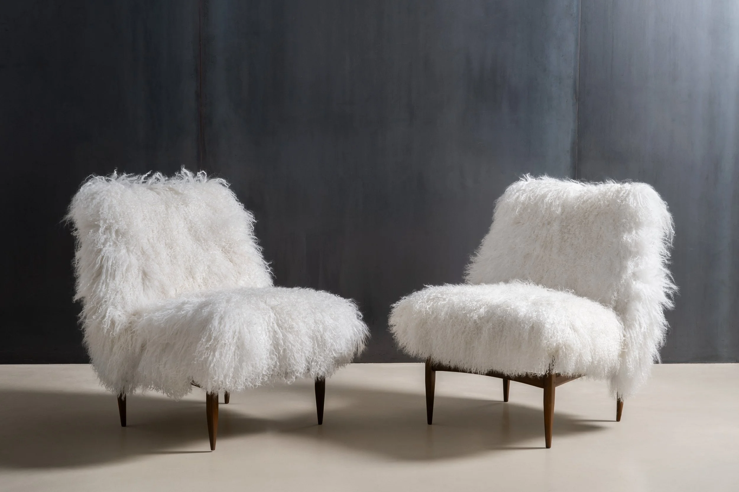 Pair of armchairs, 1960s Italy