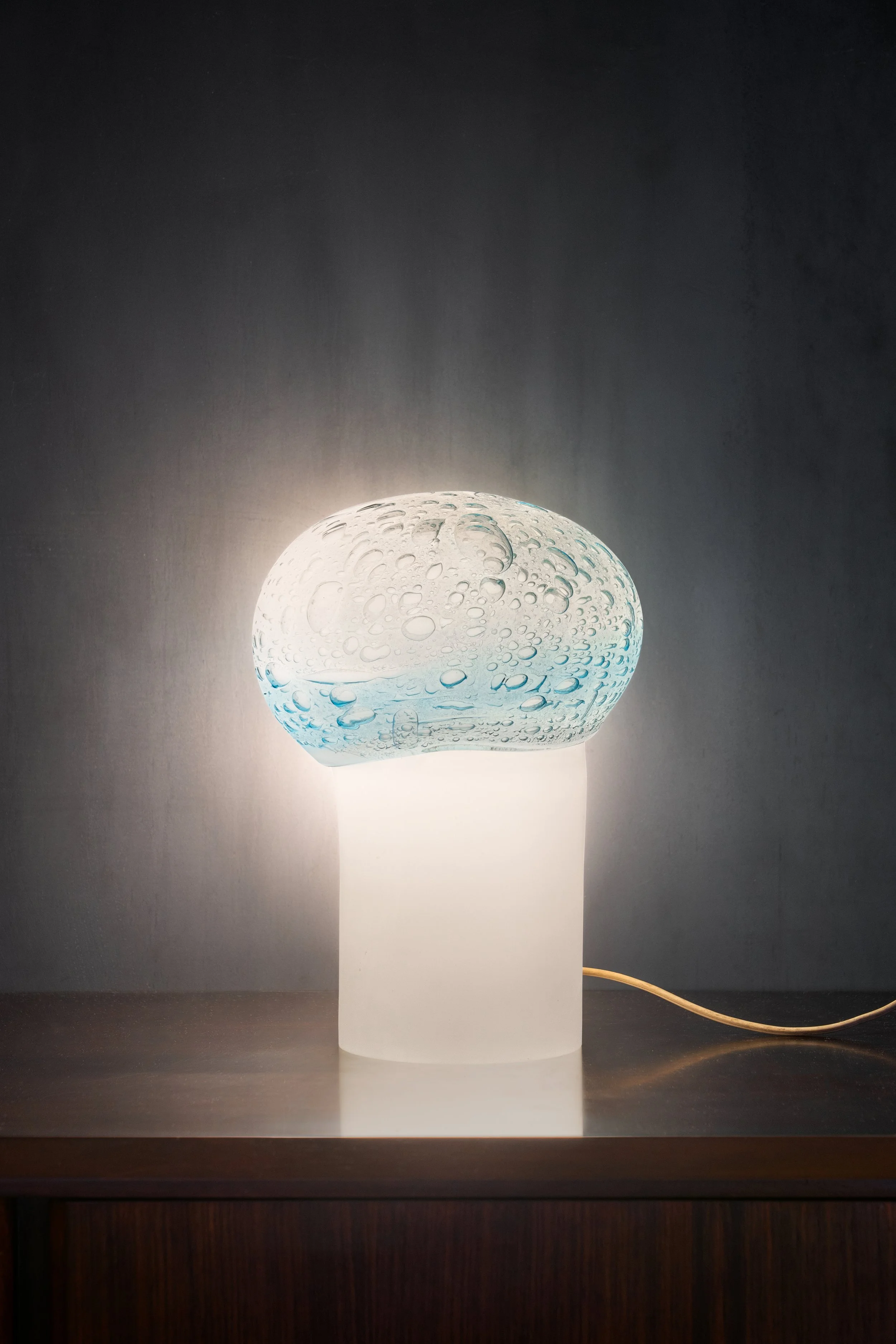 Murano glass table lamp, 1960s.