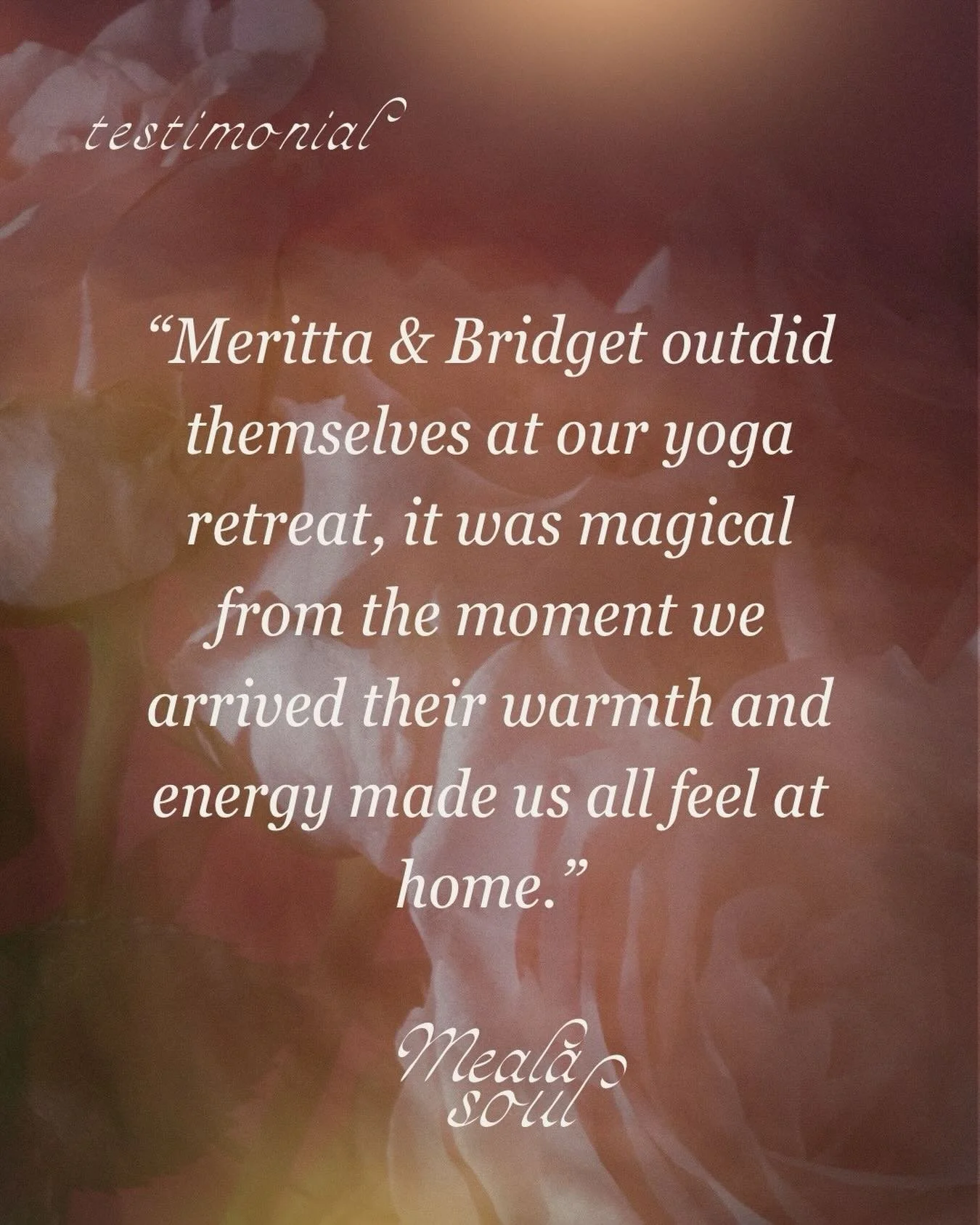 Renewal Retreat 2025 testimonial 💞