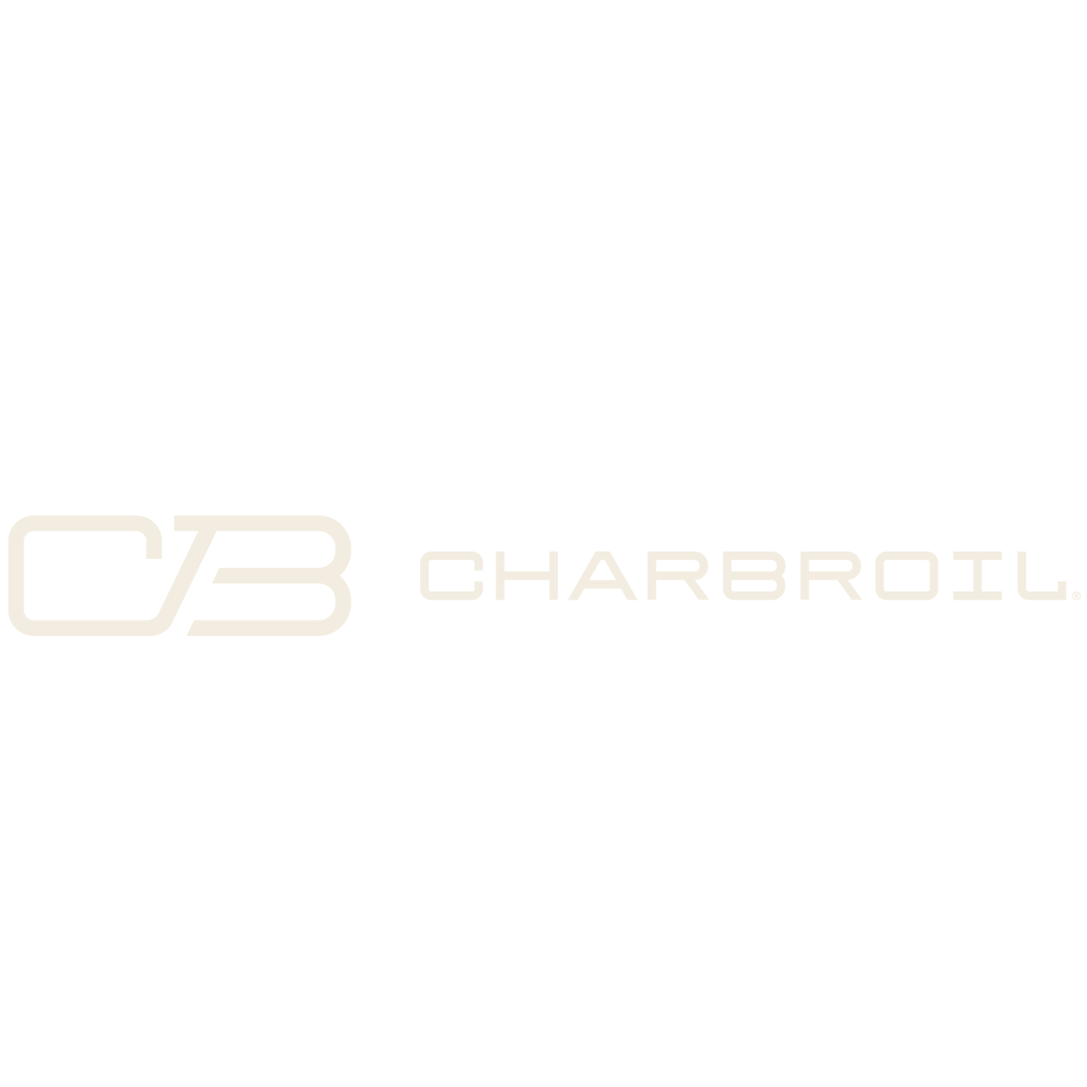 Charbroil logo on a black background with the text 'Chabroil' and a stylized 'CB' icon.