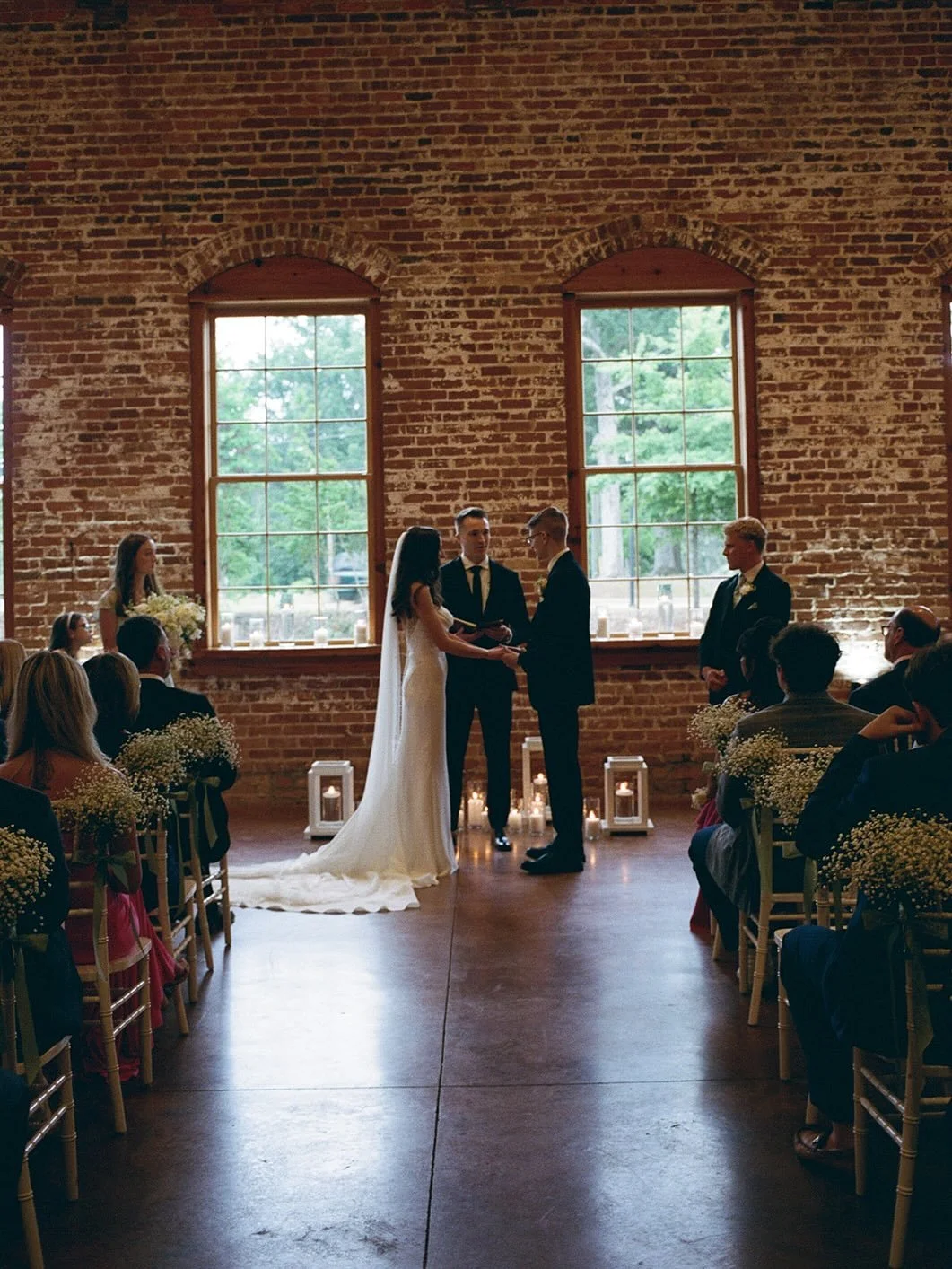 The Flocks 🕊️💚

Emily + Gibson&rsquo;s day was a beautiful reflection of who they are &mdash; an intimate celebration surrounded by their closest family and friends. The elegant green and white color palette and soft candlelight set a romantic tone