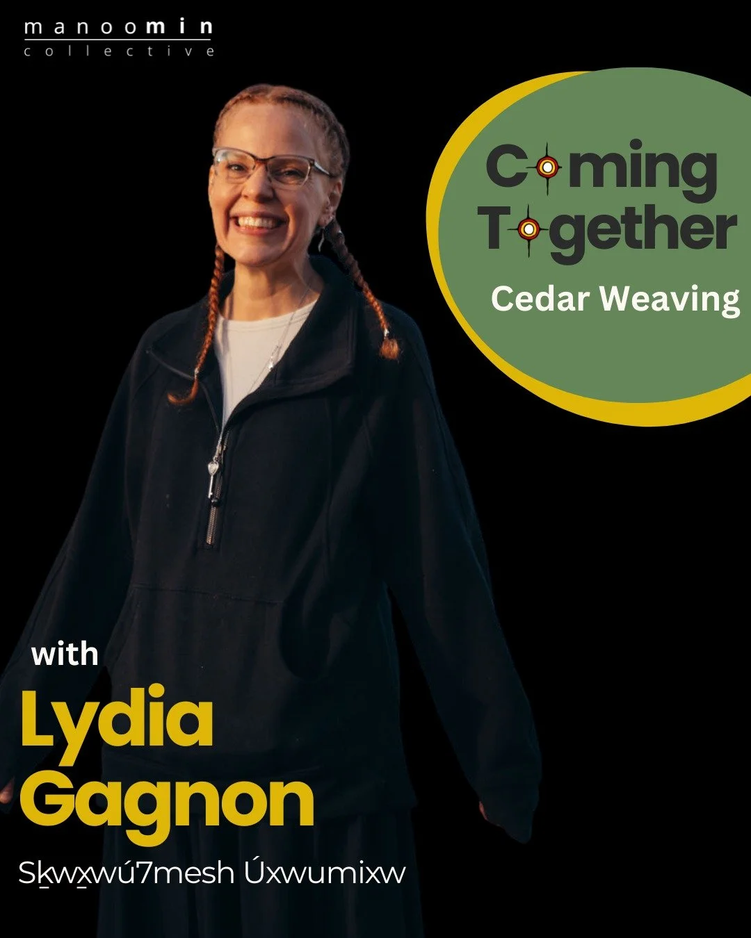 We are honoured to have Lydia Gagnon from the Sḵwx̱w&uacute;7mesh &Uacute;xwumixw join us this weekend and have her share her knowledge at the event.

Join @lydia.lm.williams at one of our crafting tables and learn about the cultural significance of 