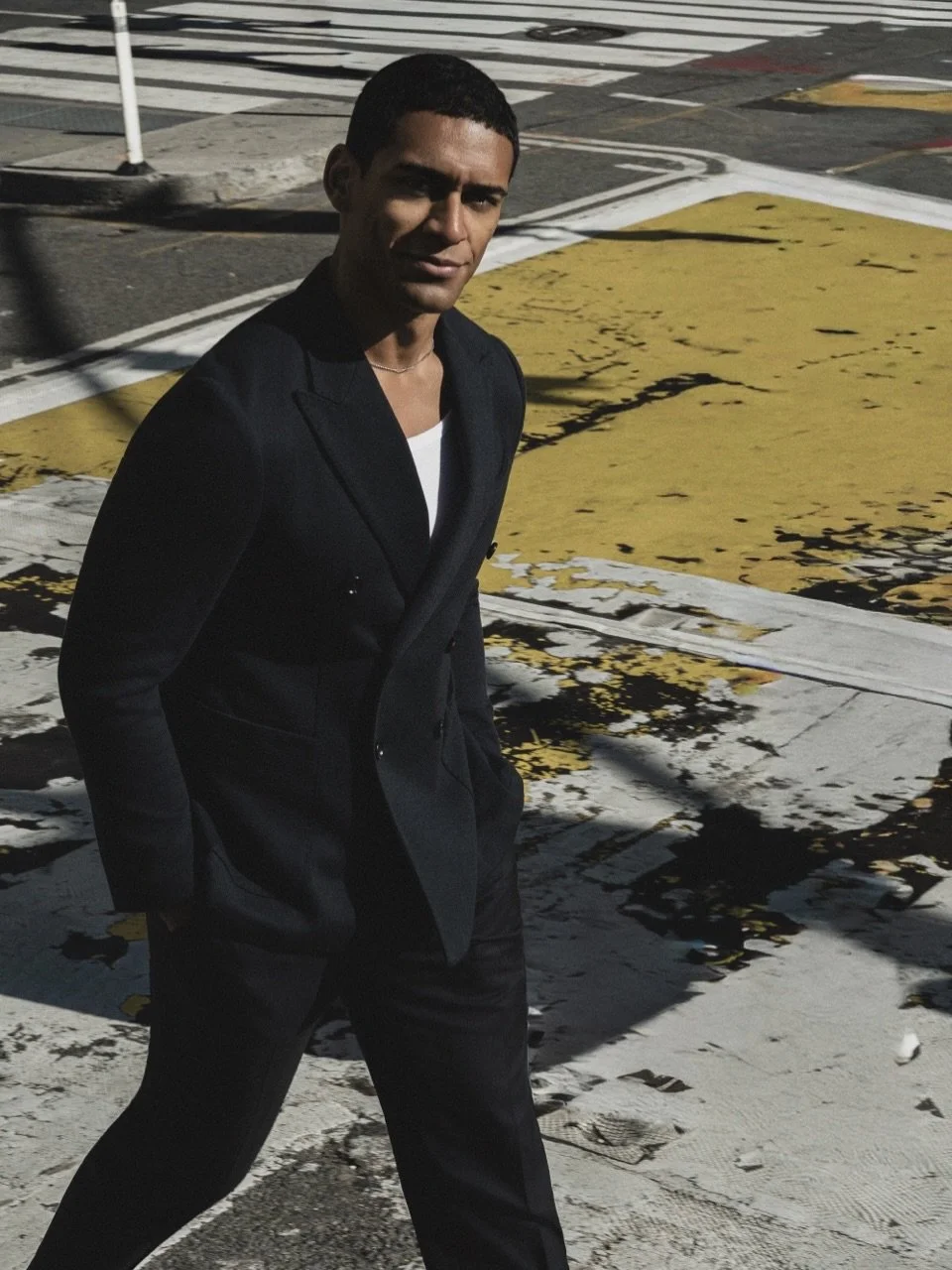 He told me he didn&rsquo;t want to look like a boy anymore. He wanted to look like a man.

So we kept it simple: sharp tailoring, hard daylight, New York doing what New York does. No set, no tricks, just presence.

If you&rsquo;re updating your book 