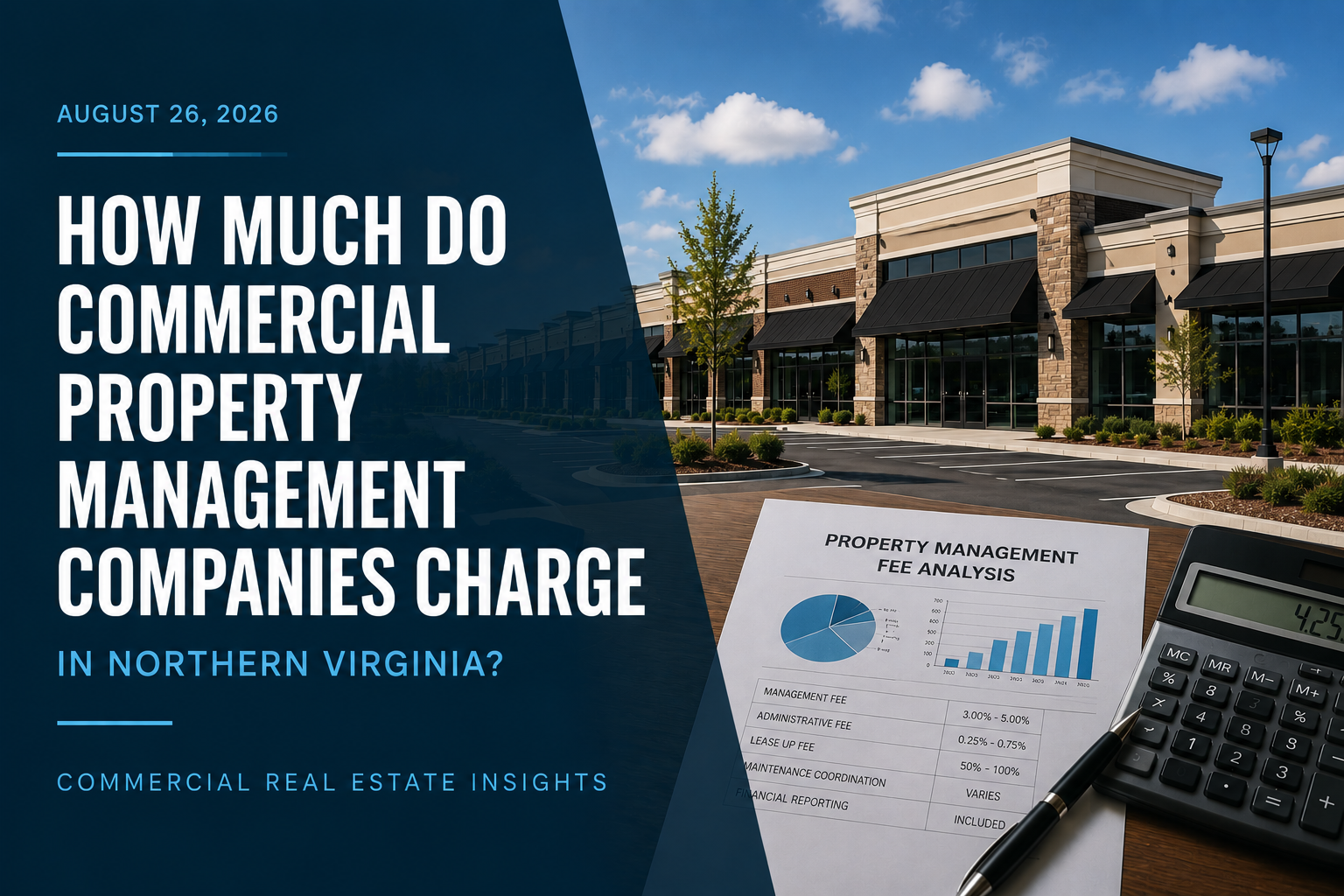 How Much Do Commercial Property Management Companies Charge in Northern Virginia?