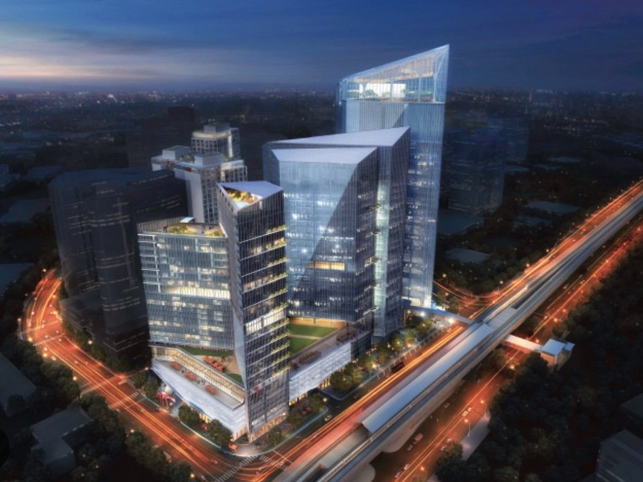 Tysons Office Building At Night