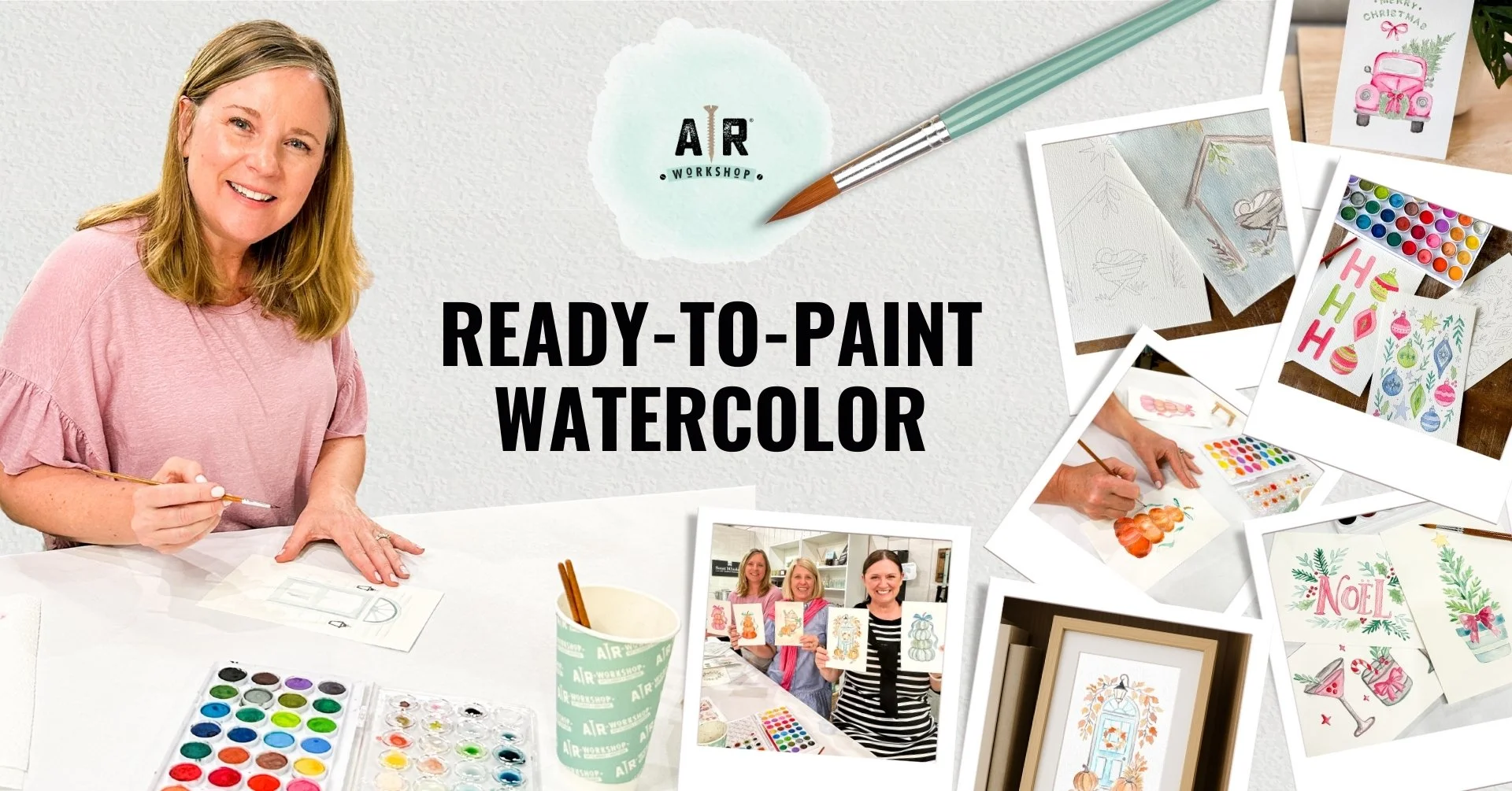 Beginner Ready-To-Paint Watercolor Class