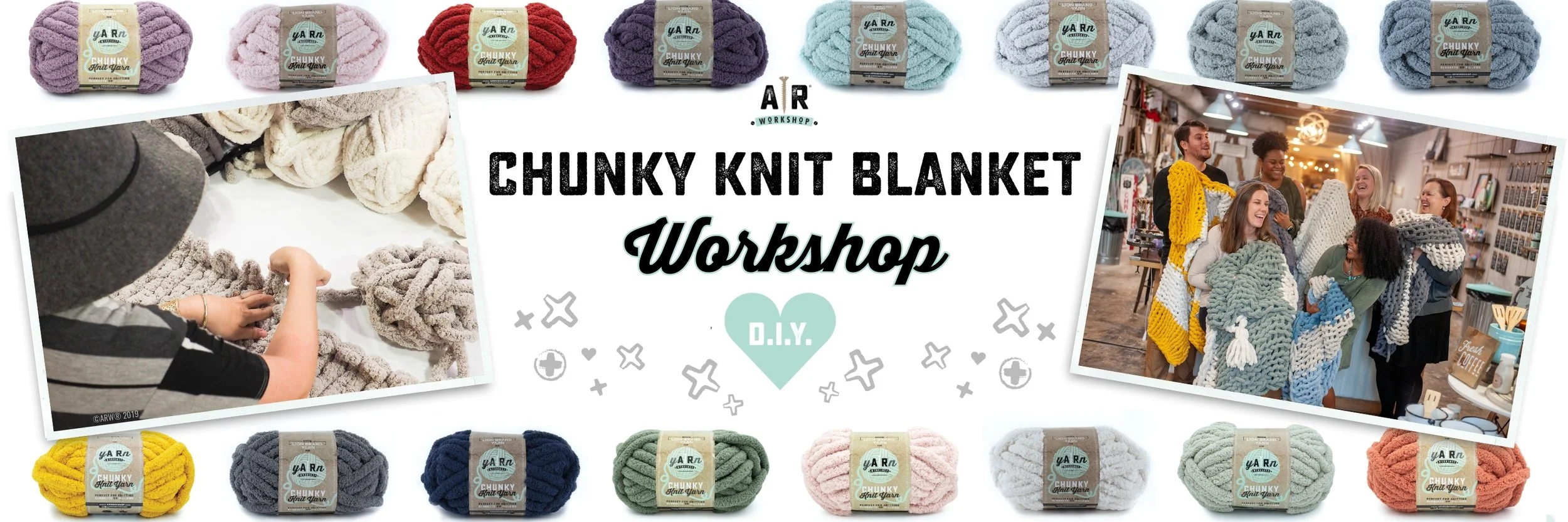 Chunky Knit Blanket Workshop