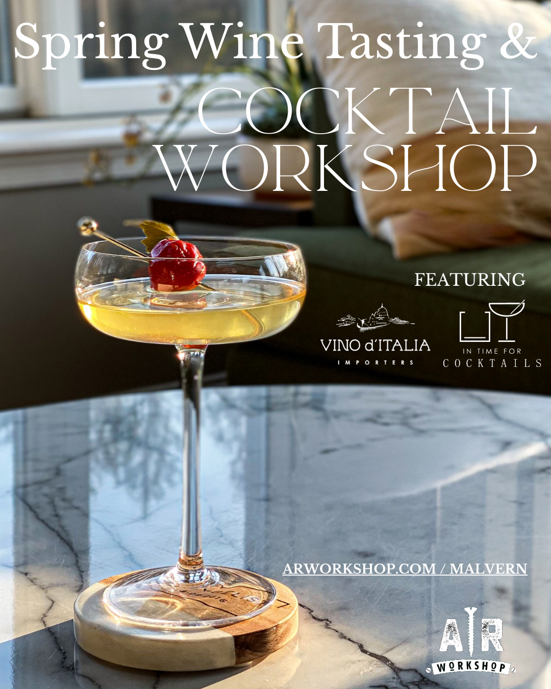 Spring Sips: Wine & Cocktails Experience