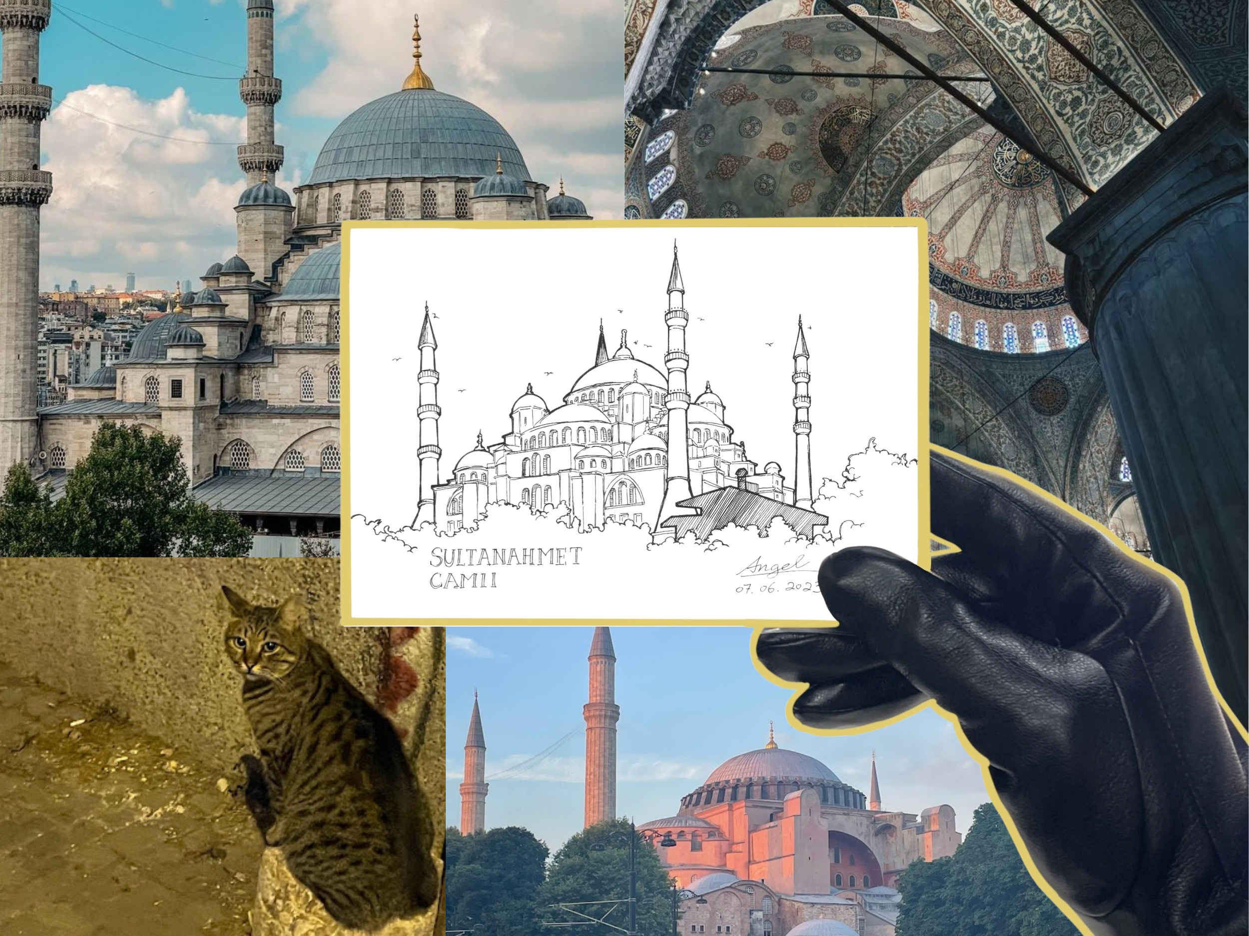 The Blue Mosque [4*6 Postcard] -- Angelz.World 009