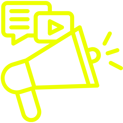 Lysende ytelsesmerke med et uttrykk for enhetsvurderinger, kommentarfelt og et videoklipp ikon.