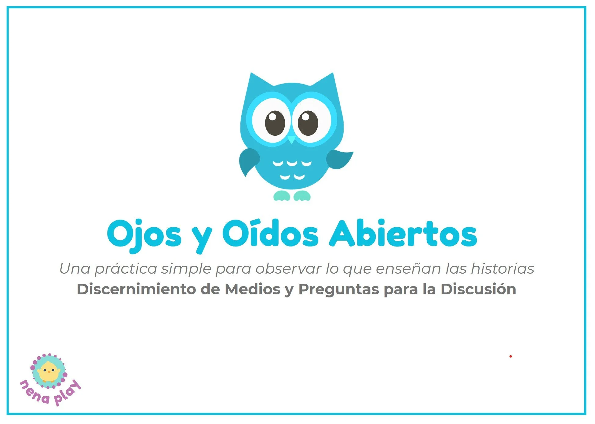 Ojos Abiertos, Oidos Abiertos: Tarjetas de Medios (DIGITAL -ESP)