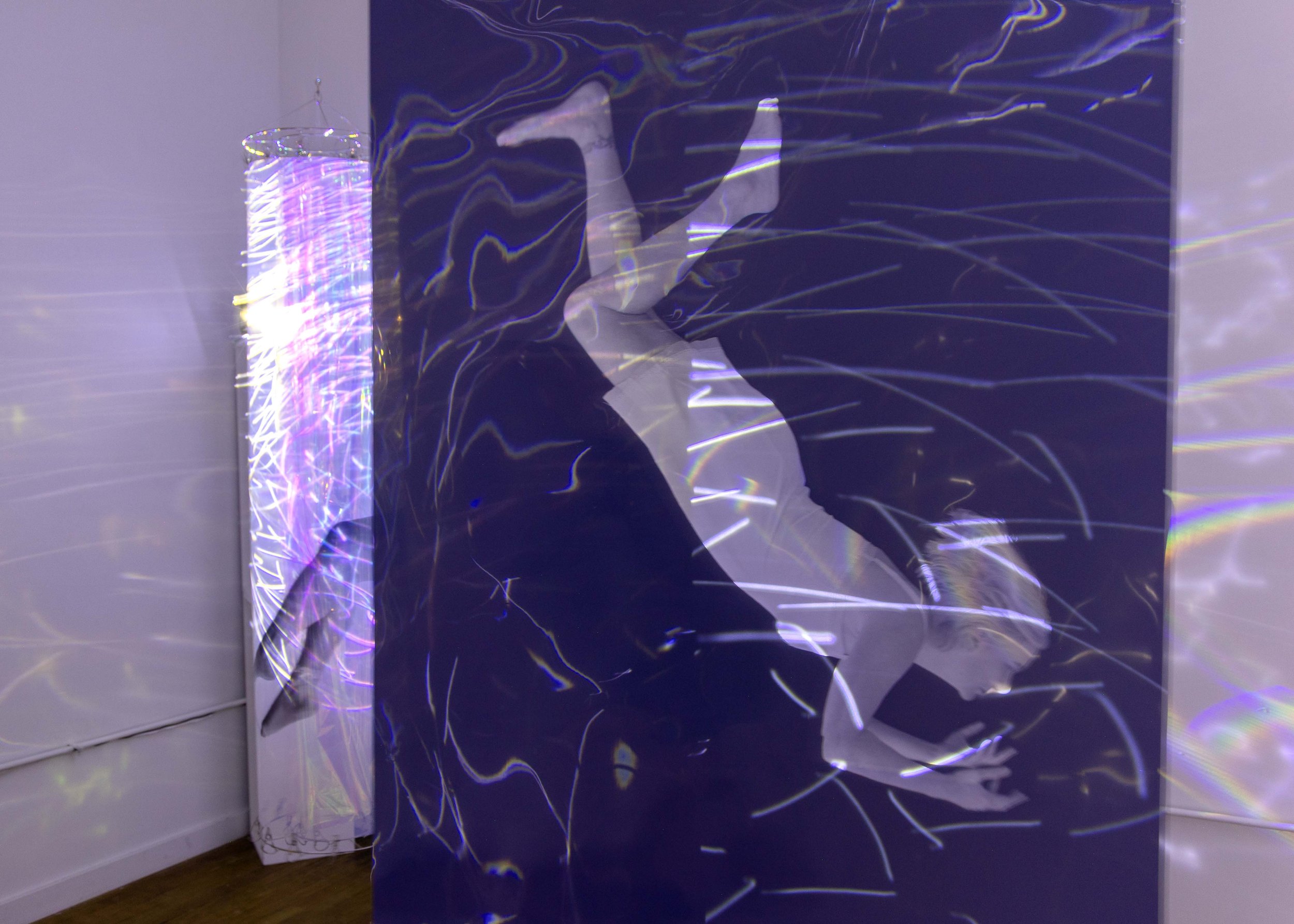 Installation image of  tara Bogart: the space between . Image by Abi Grace Logsdon.