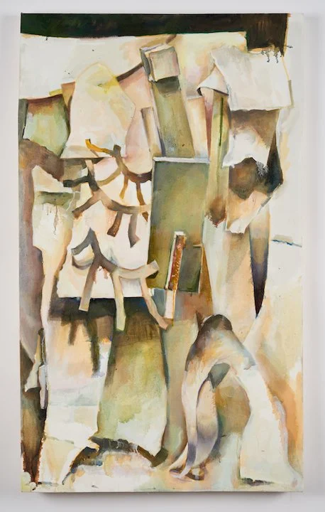 Lillian Supanich  Weeping Woman XIII , 2025 Oil on canvas 49 x 29 inches