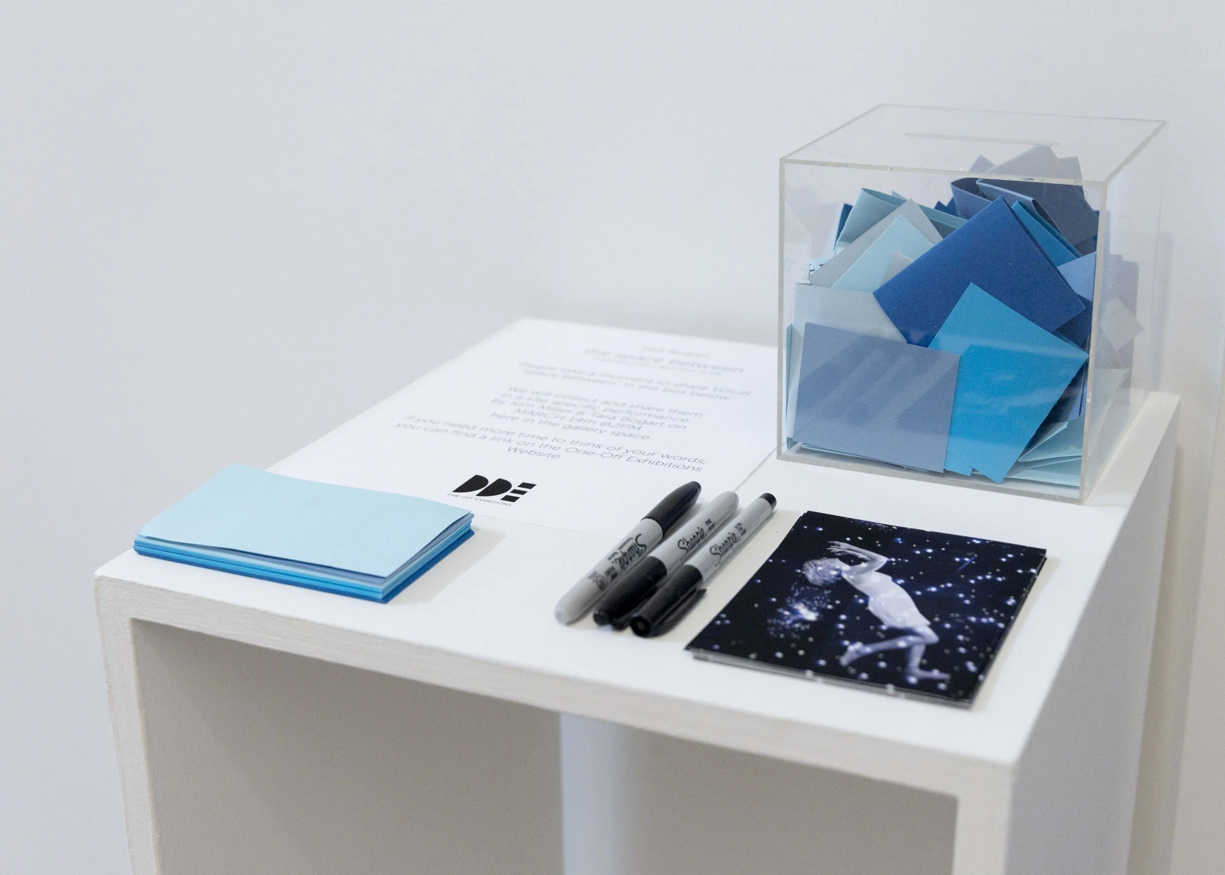 Installation image of  tara Bogart: the space between . Image by Abi Grace Logsdon.