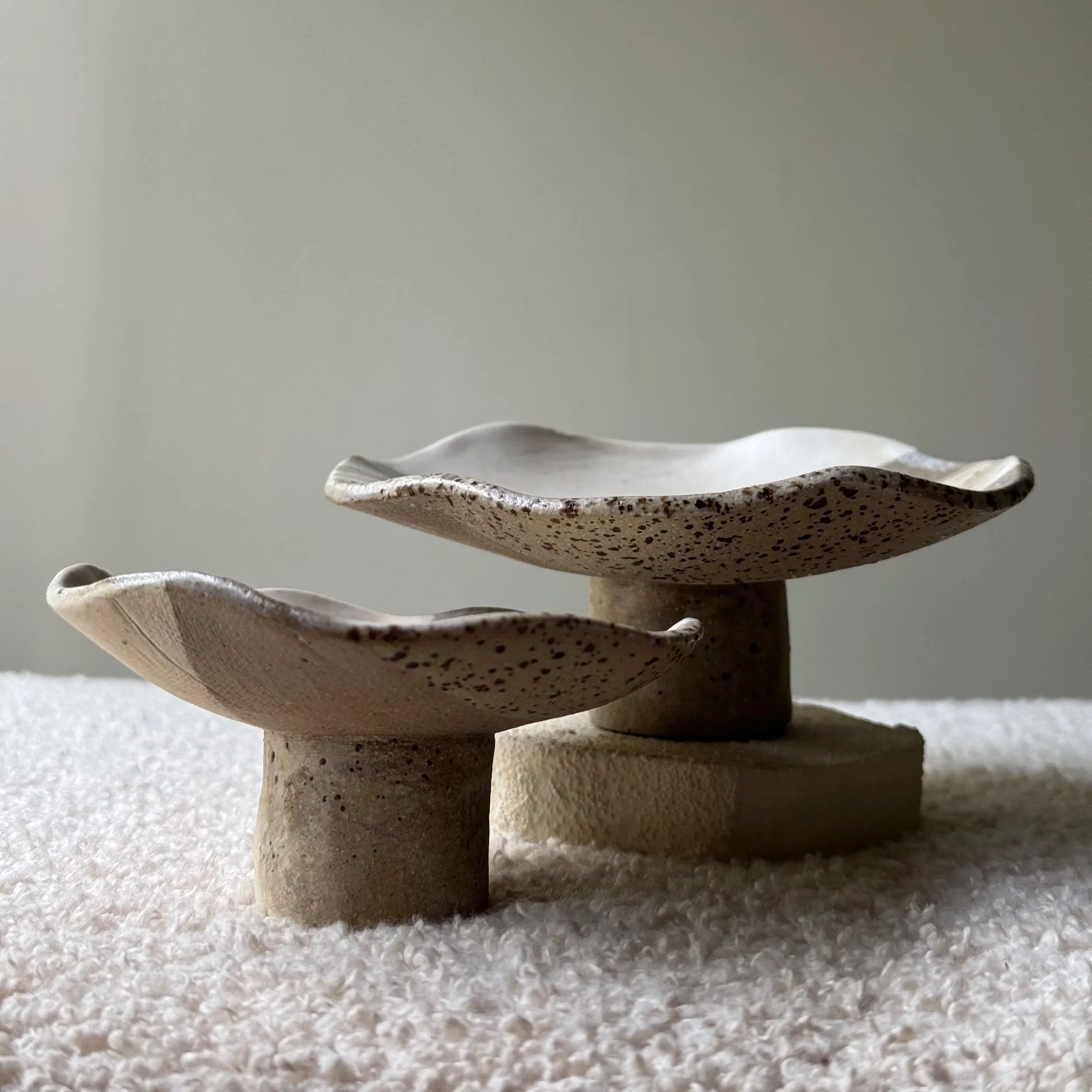 Sandstone Nerikomi Dish Set No.2