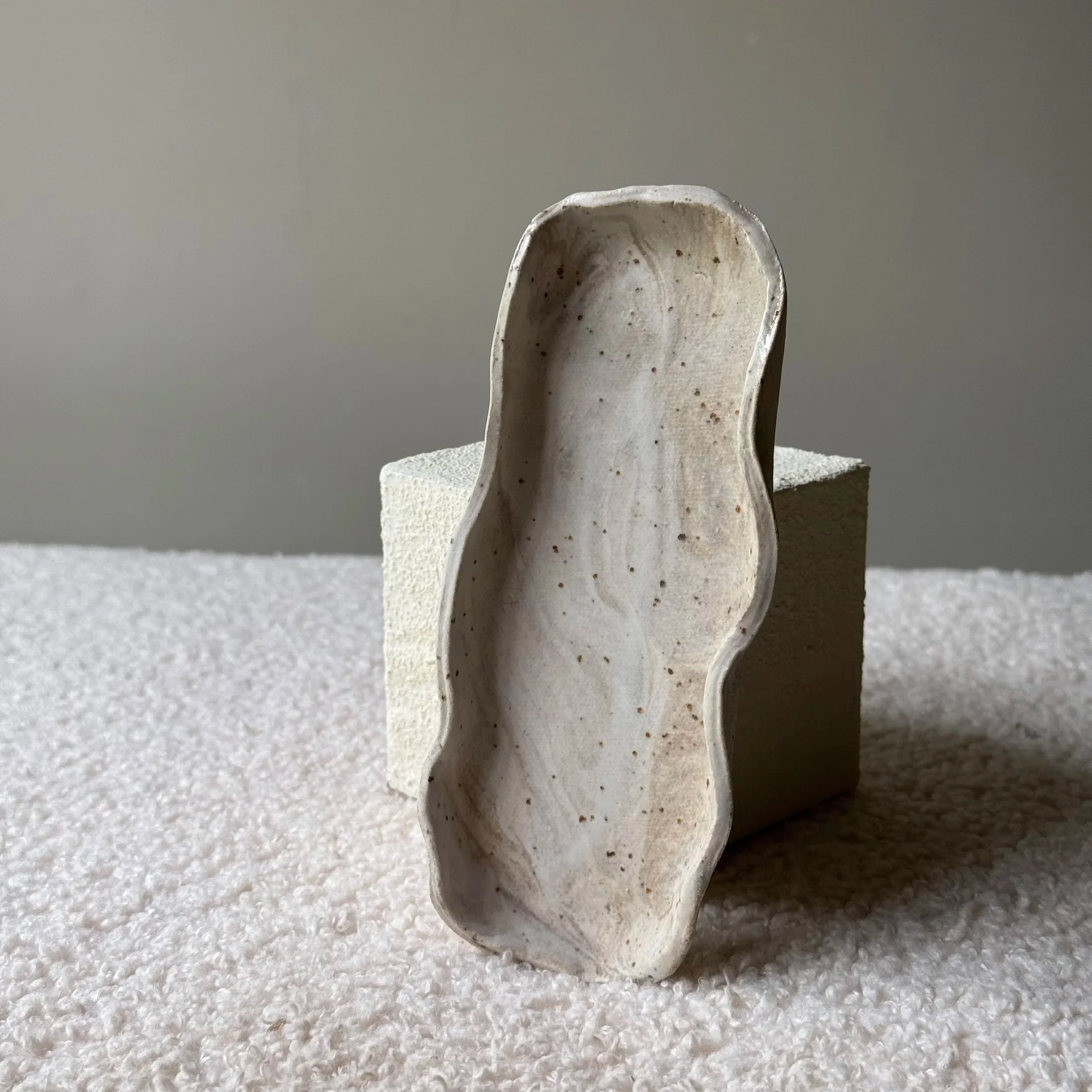 Sandstone Nerikomi - Oval Dish S