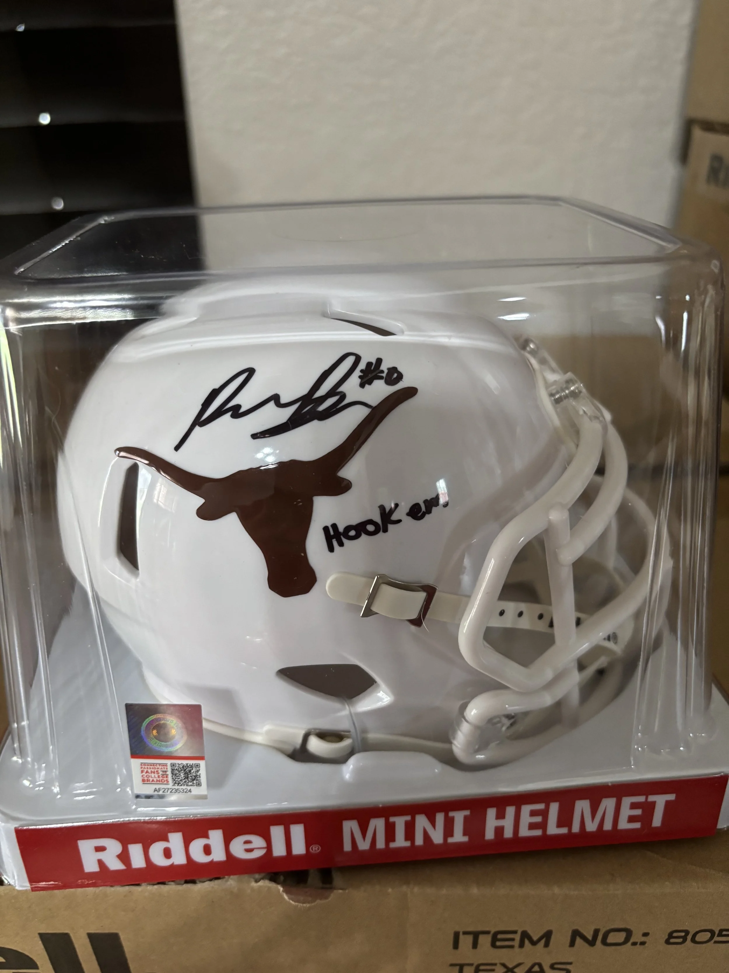 Raleek Brown signed Mini Helmet (Copy)