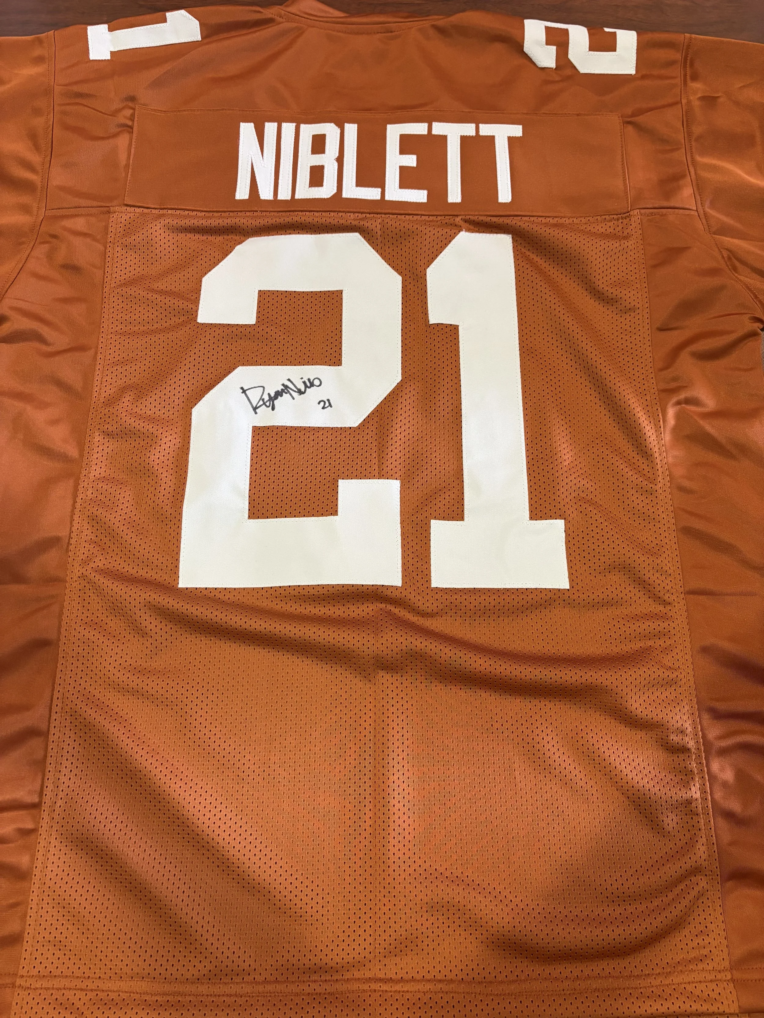 Ryan Niblett Burnt Orange Jersey
