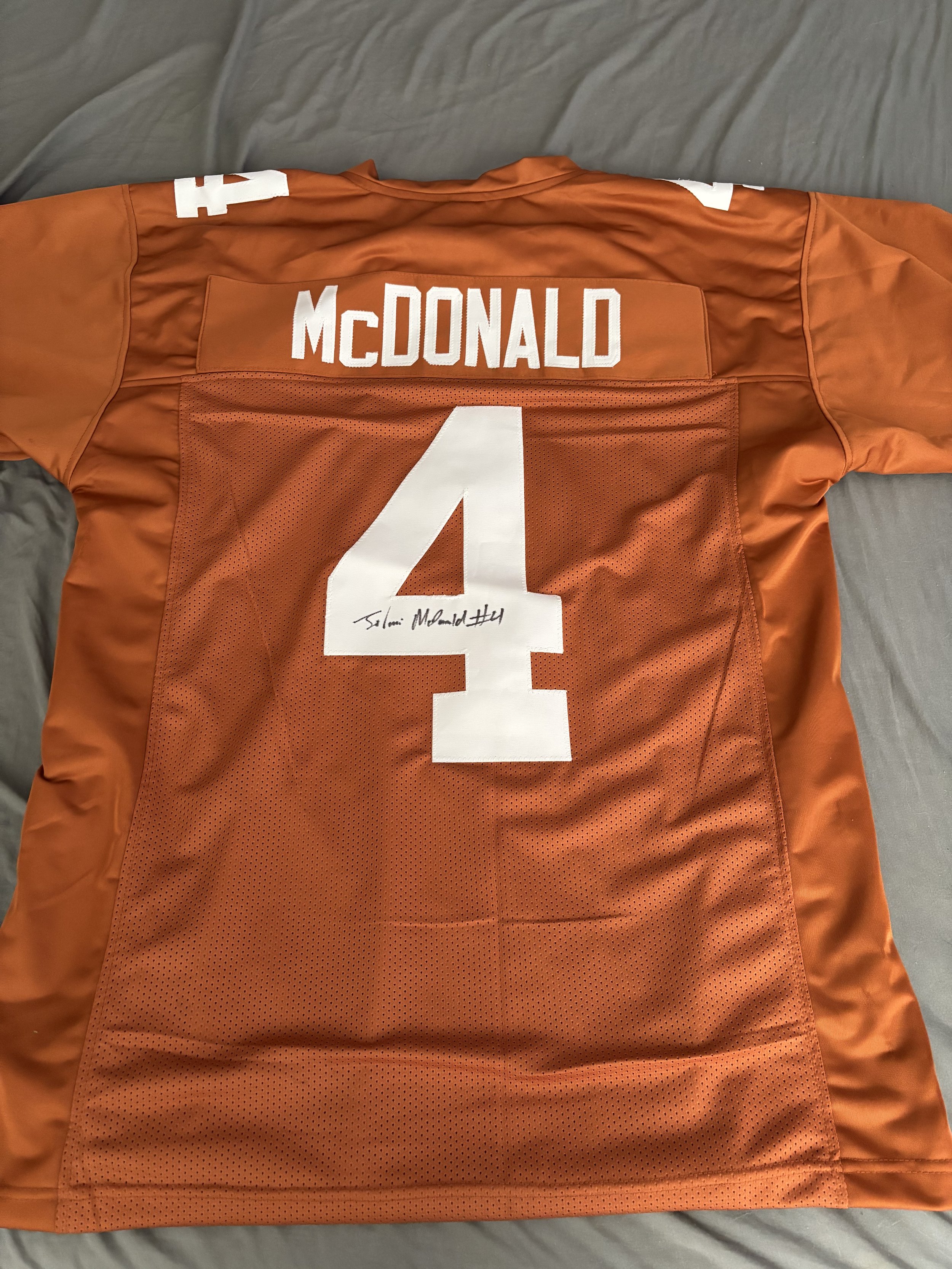 Jelani McDonald Burnt Orange Jersey