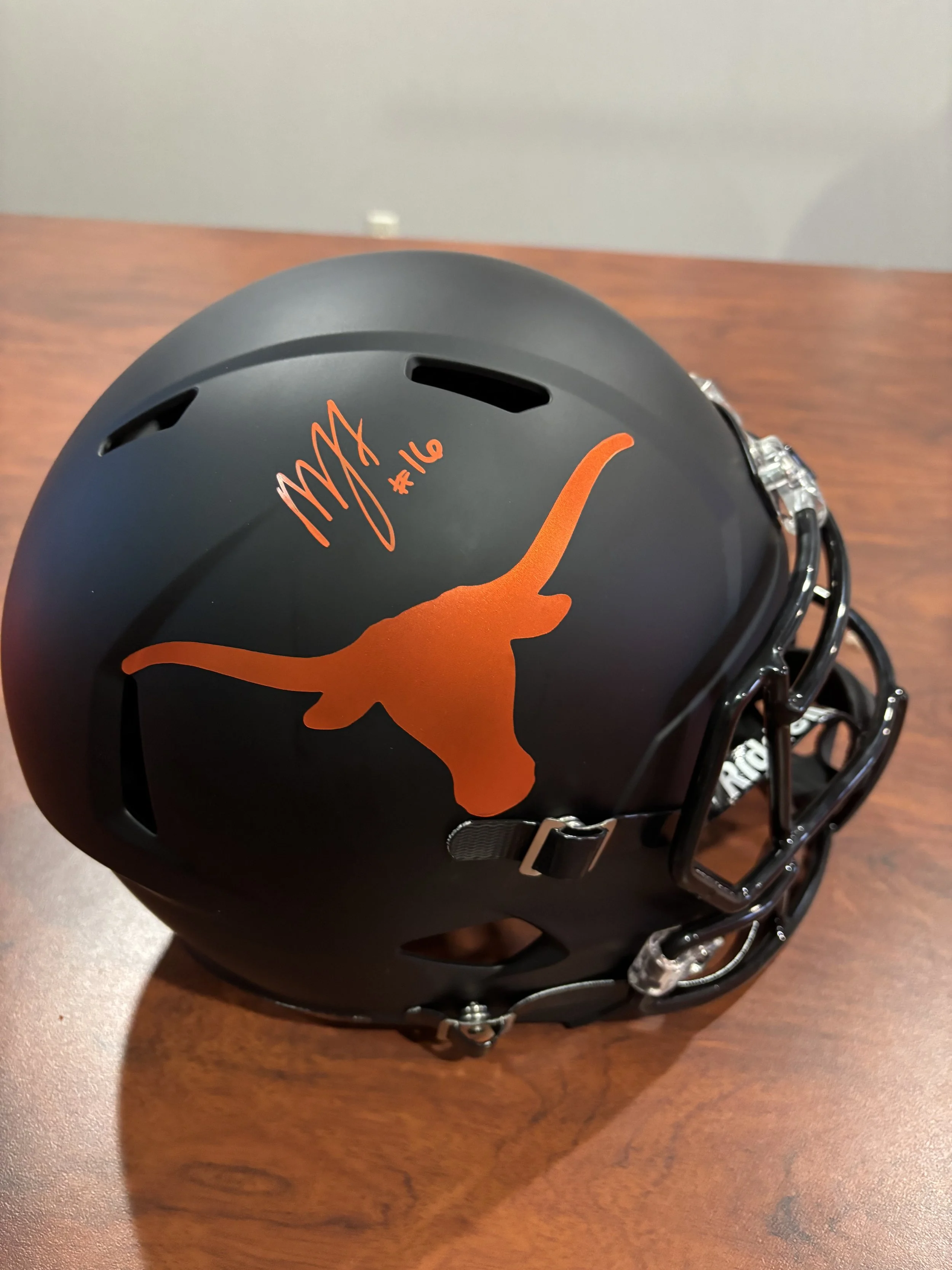 Michael Taaffe Matte Black Full Size Helmet