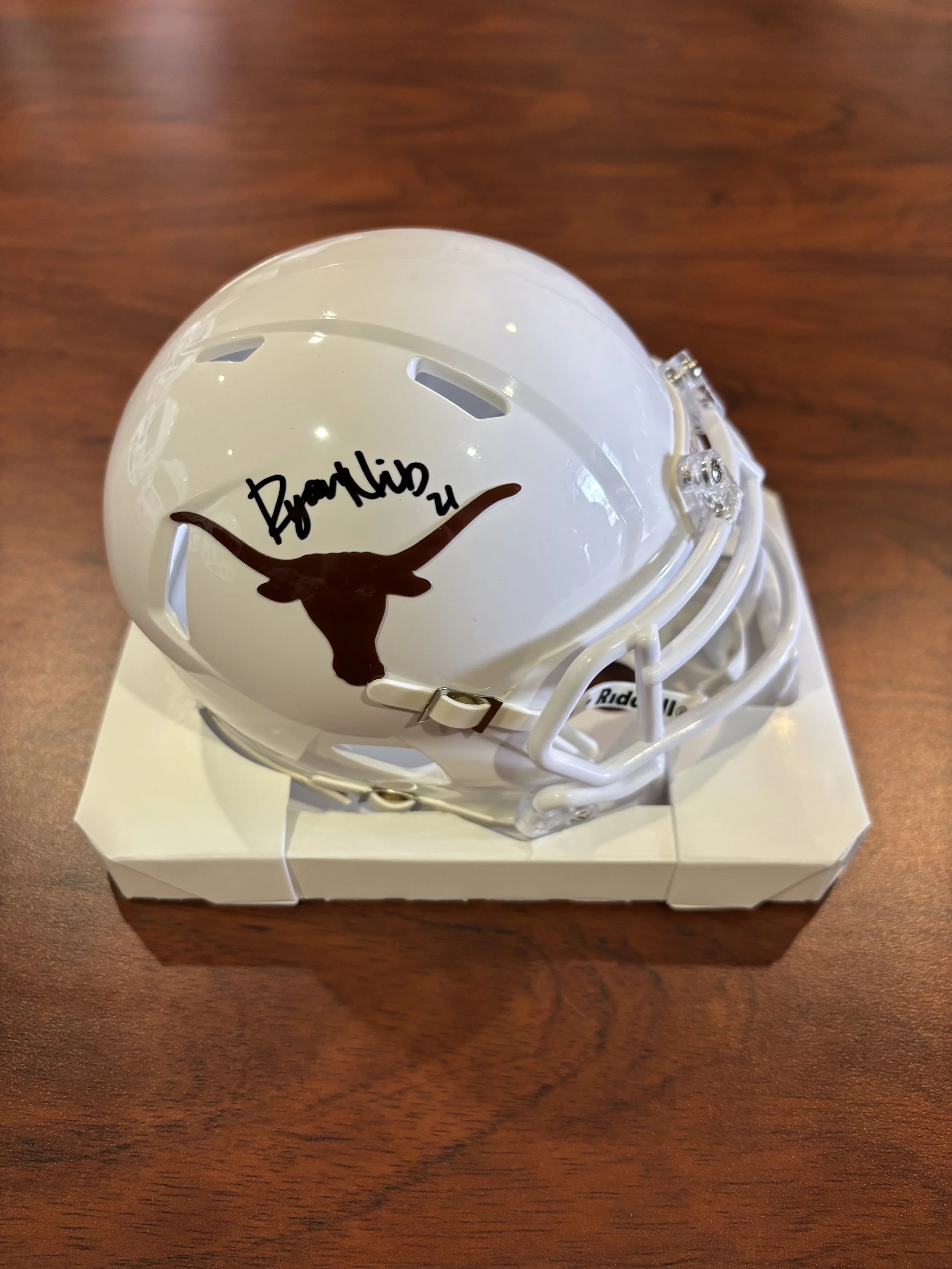 Ryan Niblett Mini Helmet