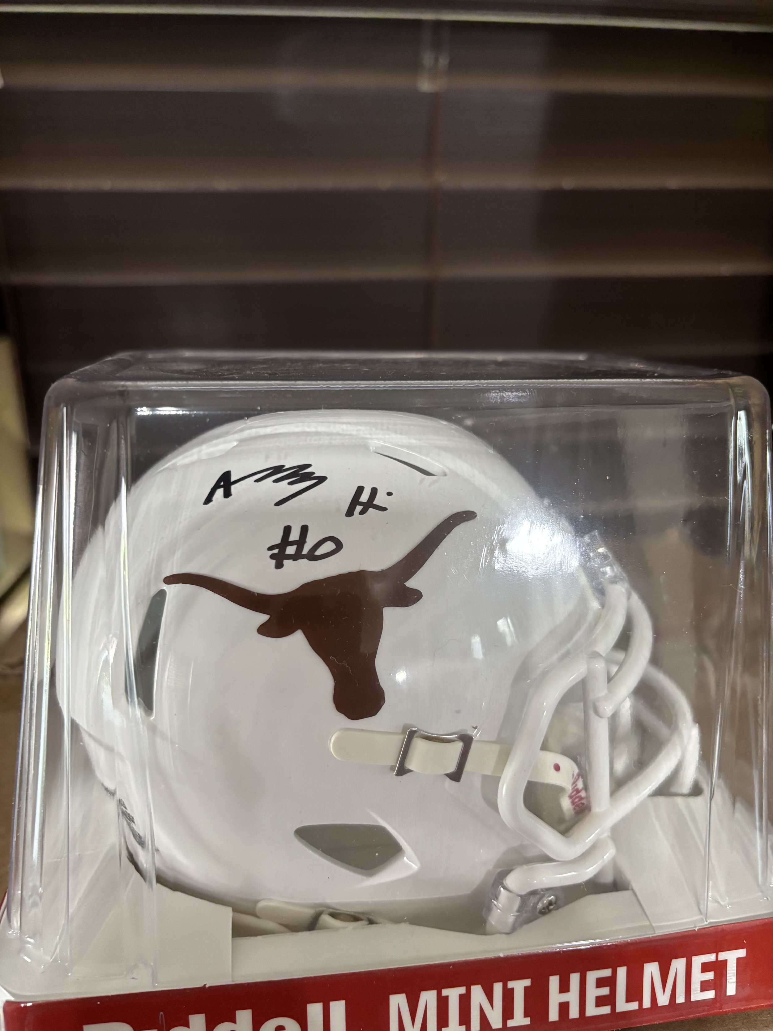 Anthony Hill Jr. Texas Mini Helmet