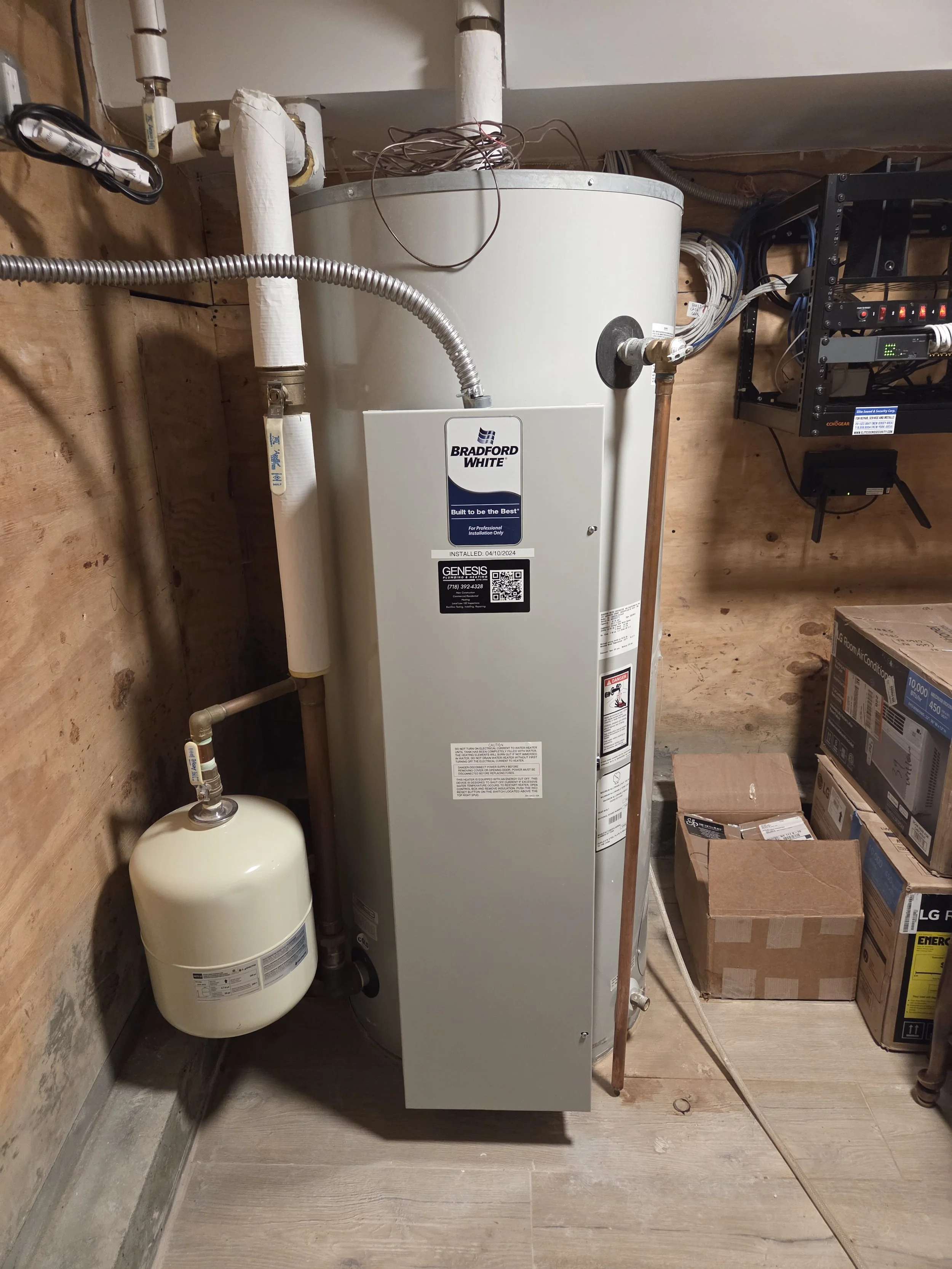 Bradford White Electric Water Heater Installation in Queens, NYC