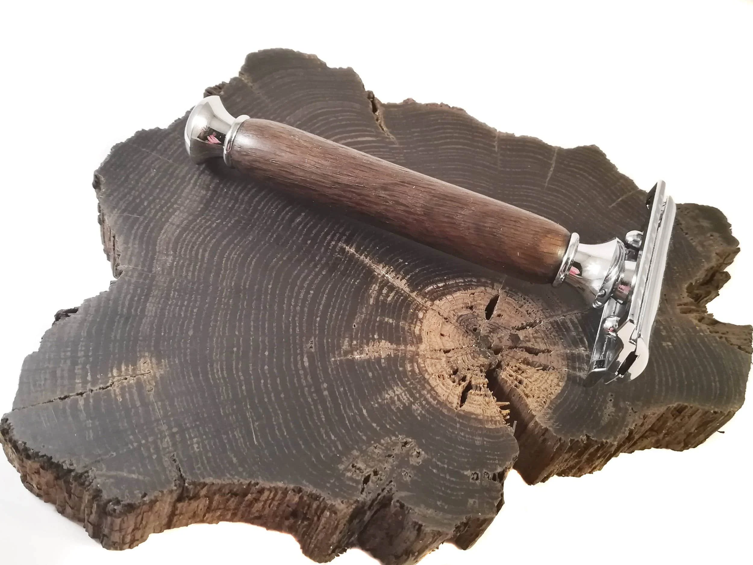 wooden safety razor