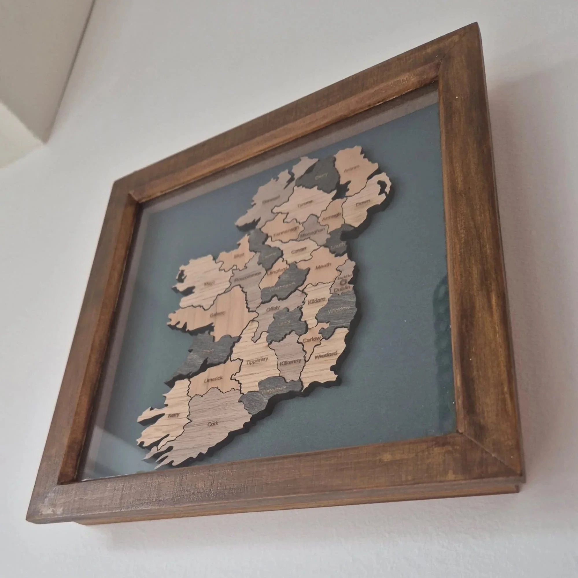 Irish jigsaw map