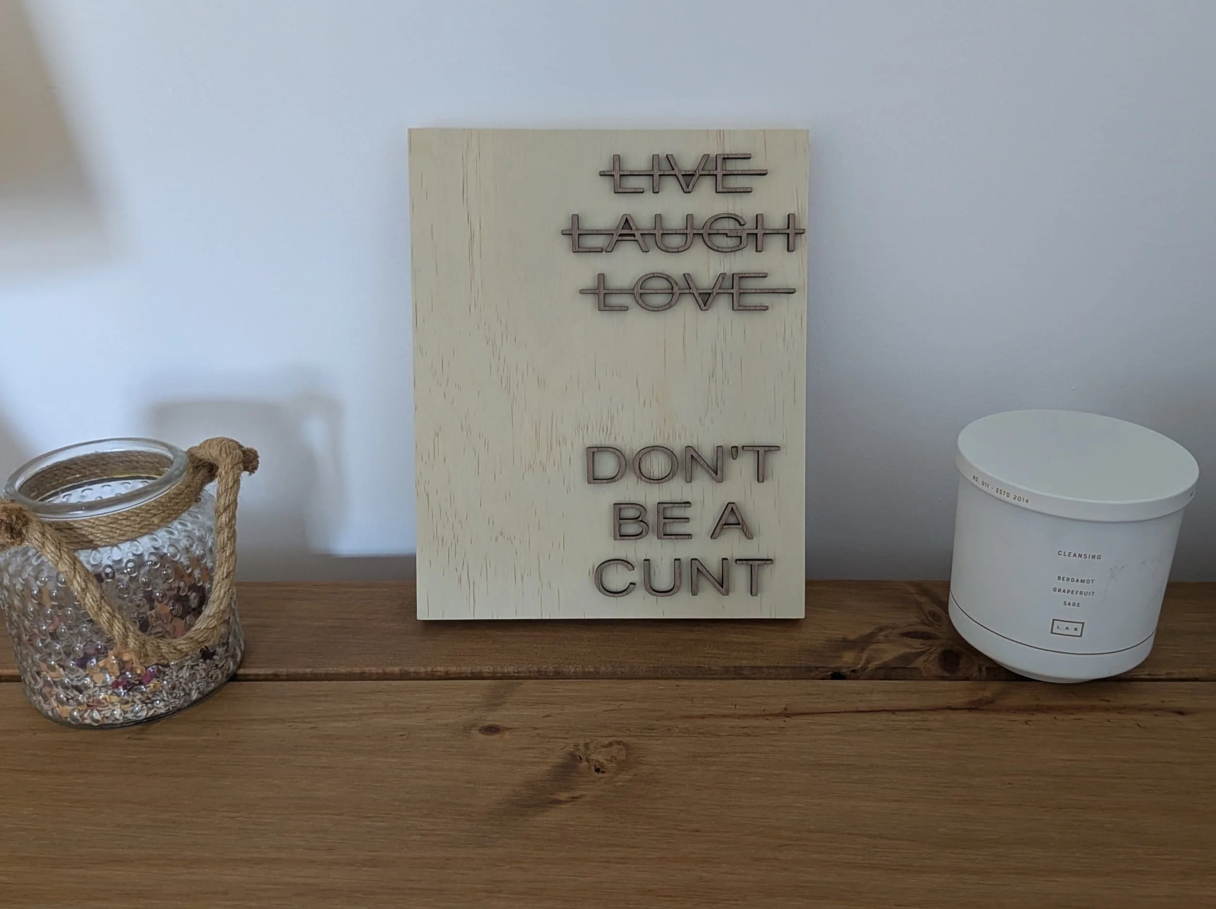 live laugh love home decor