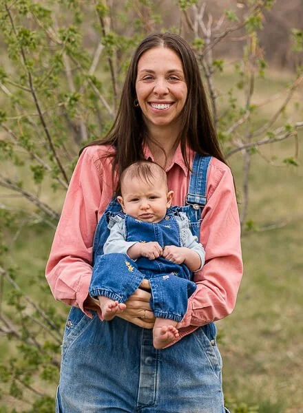 Mom & baby in matching overalls Garden Home Park