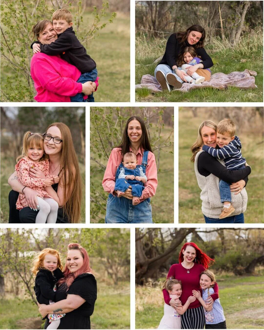 Photo collage mom & kids Great Falls, MT