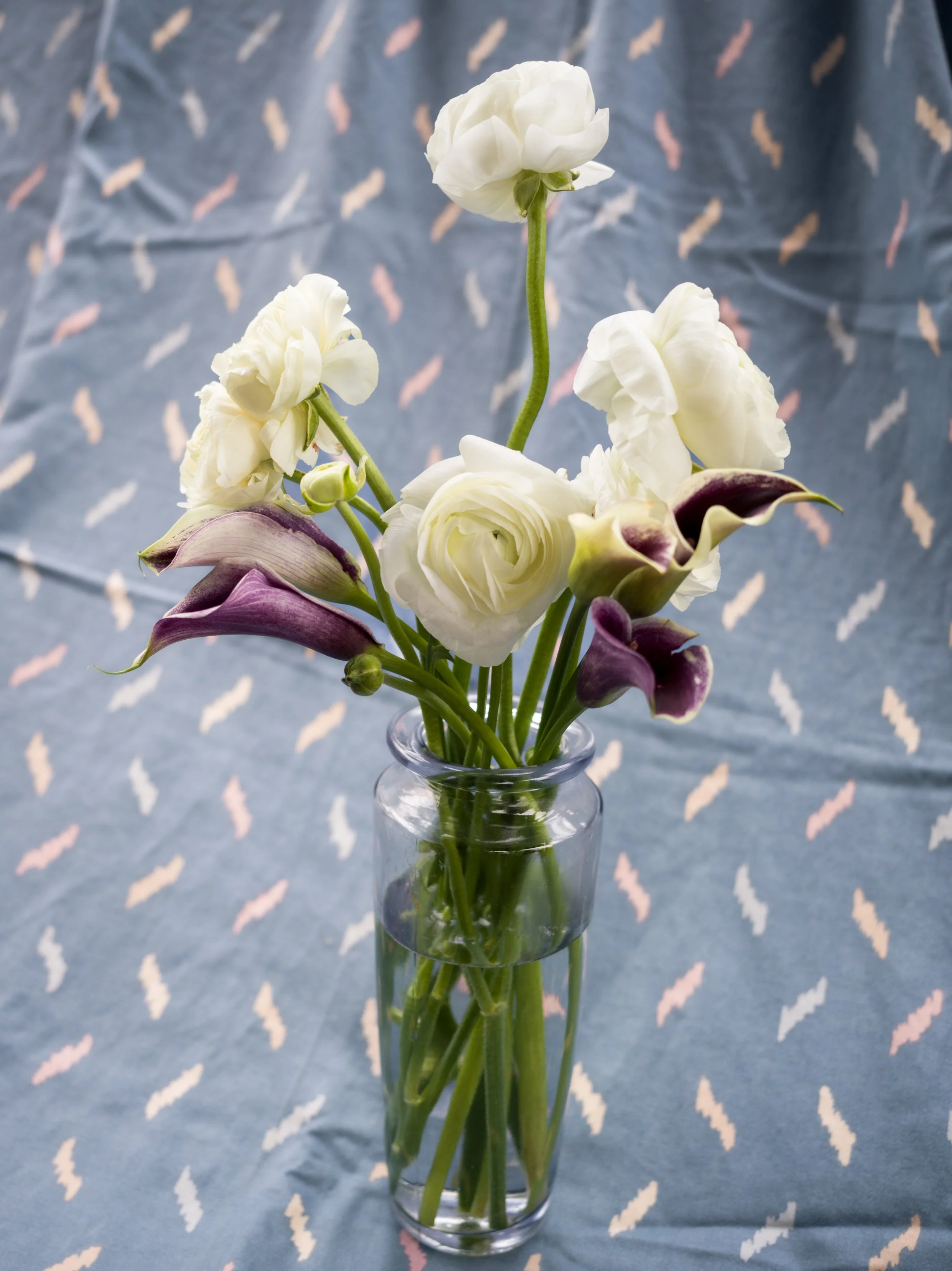 Self-portrait as a Safe Space (Ranunculus and Calla Lilly)