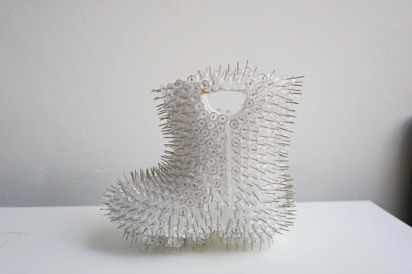 Boot 

E6000 + 1000 pushpins + found UGG boot 

2024
Obiects of Mass Destruction