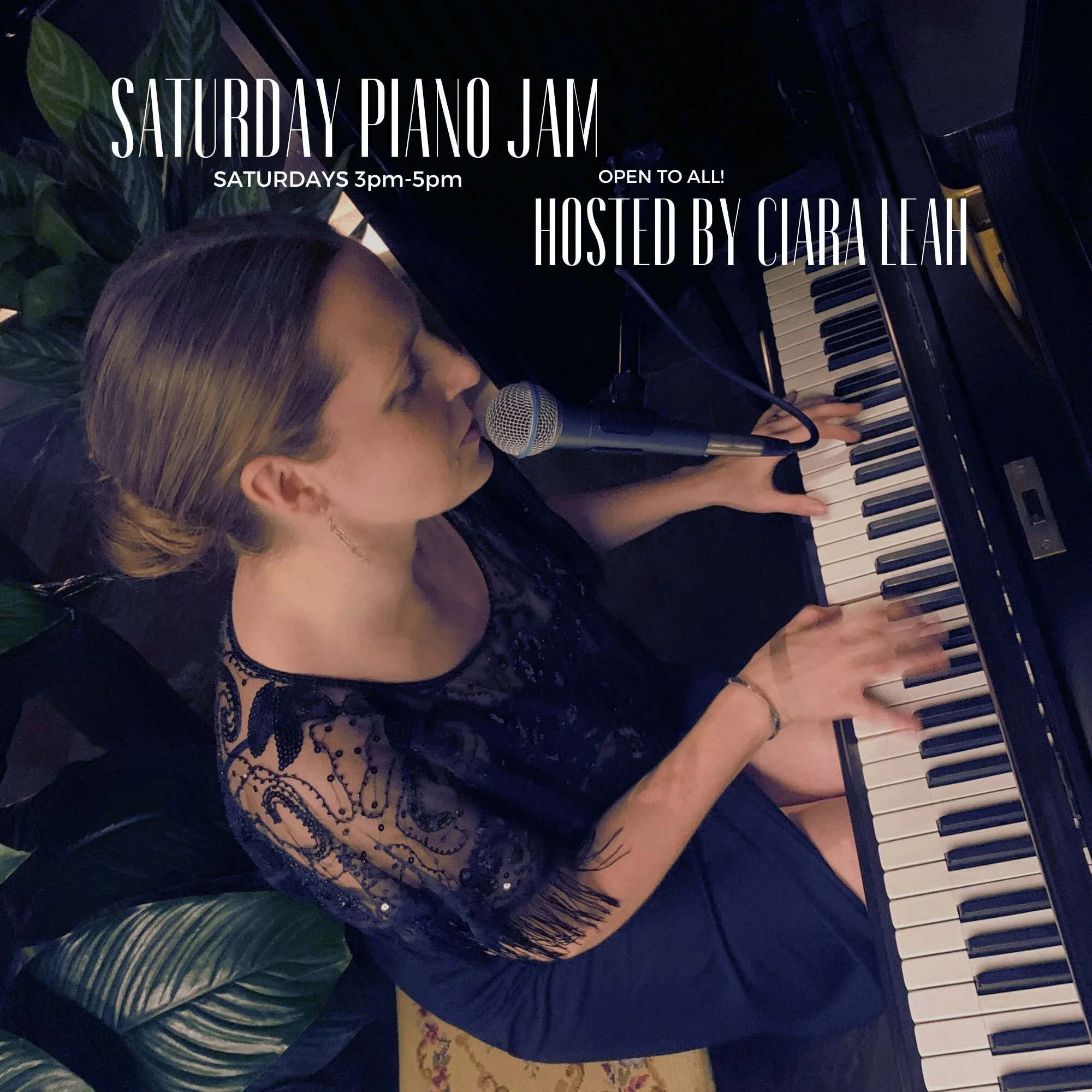 Saturday Piano Jam 3pm-5pm 