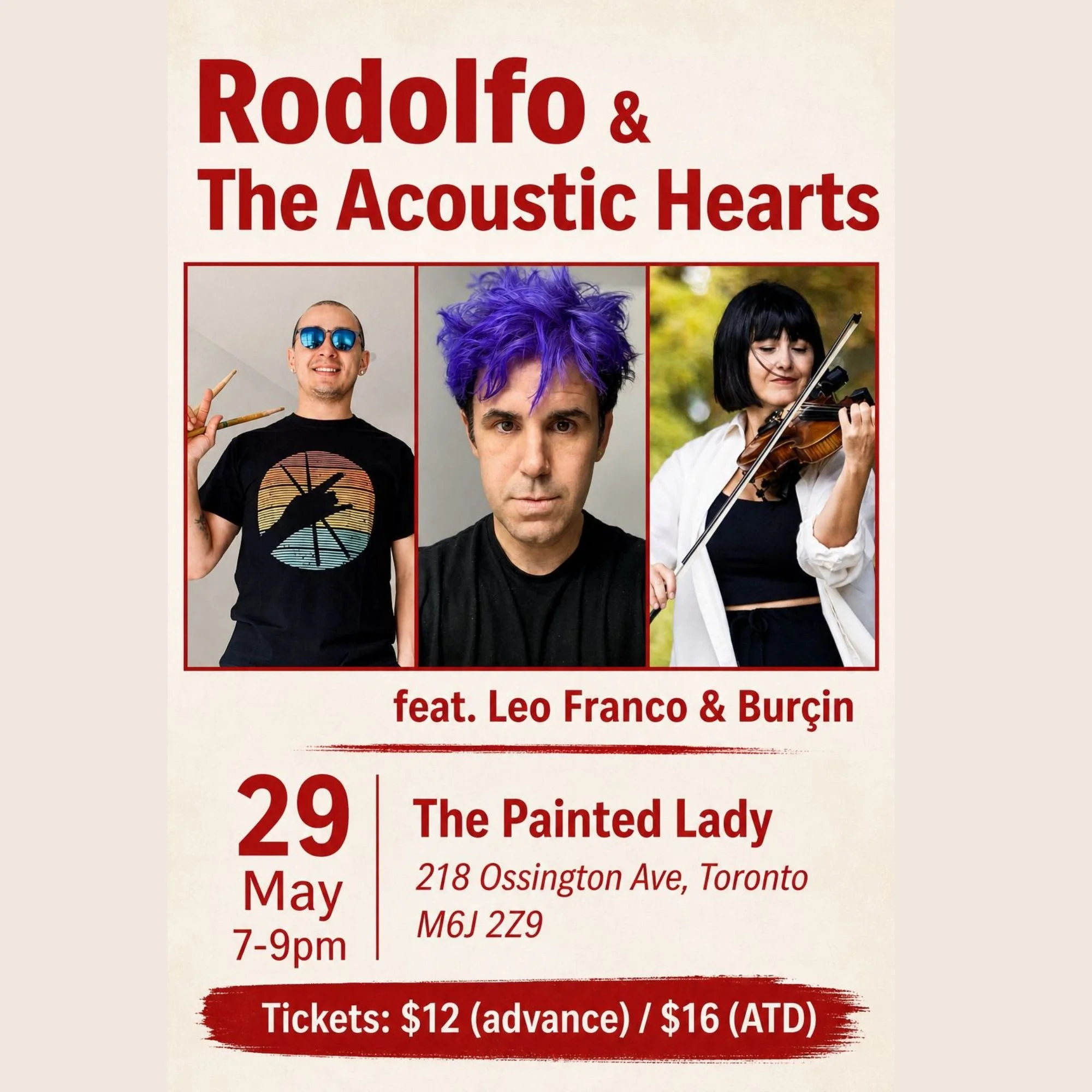 Rodolfo  Roger & The Acoustic Hearts ft  Leo Franco & Burçin