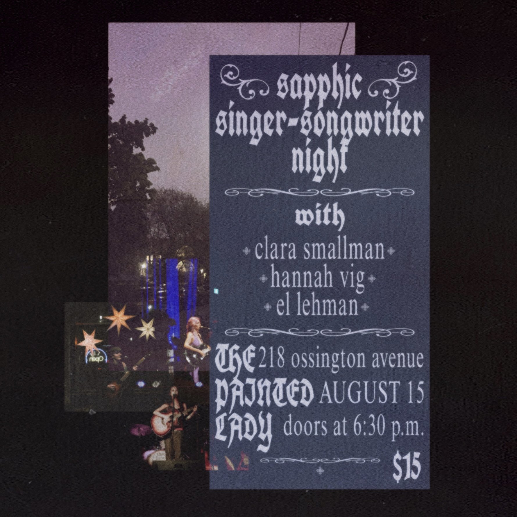 Sapphic Singer-Songwriter Night