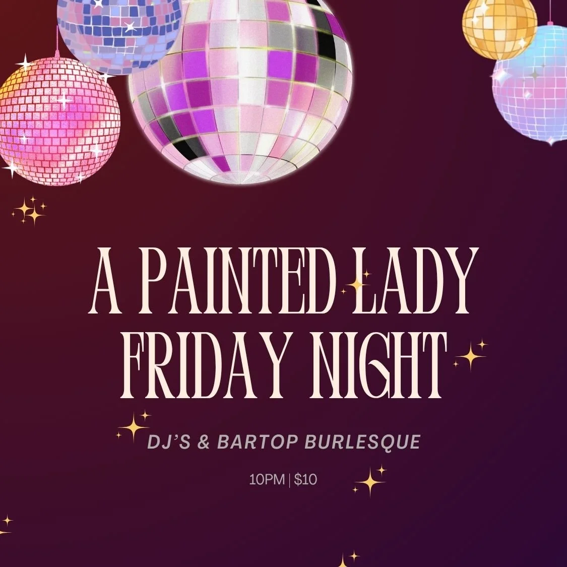 A Painted Lady Friday Night