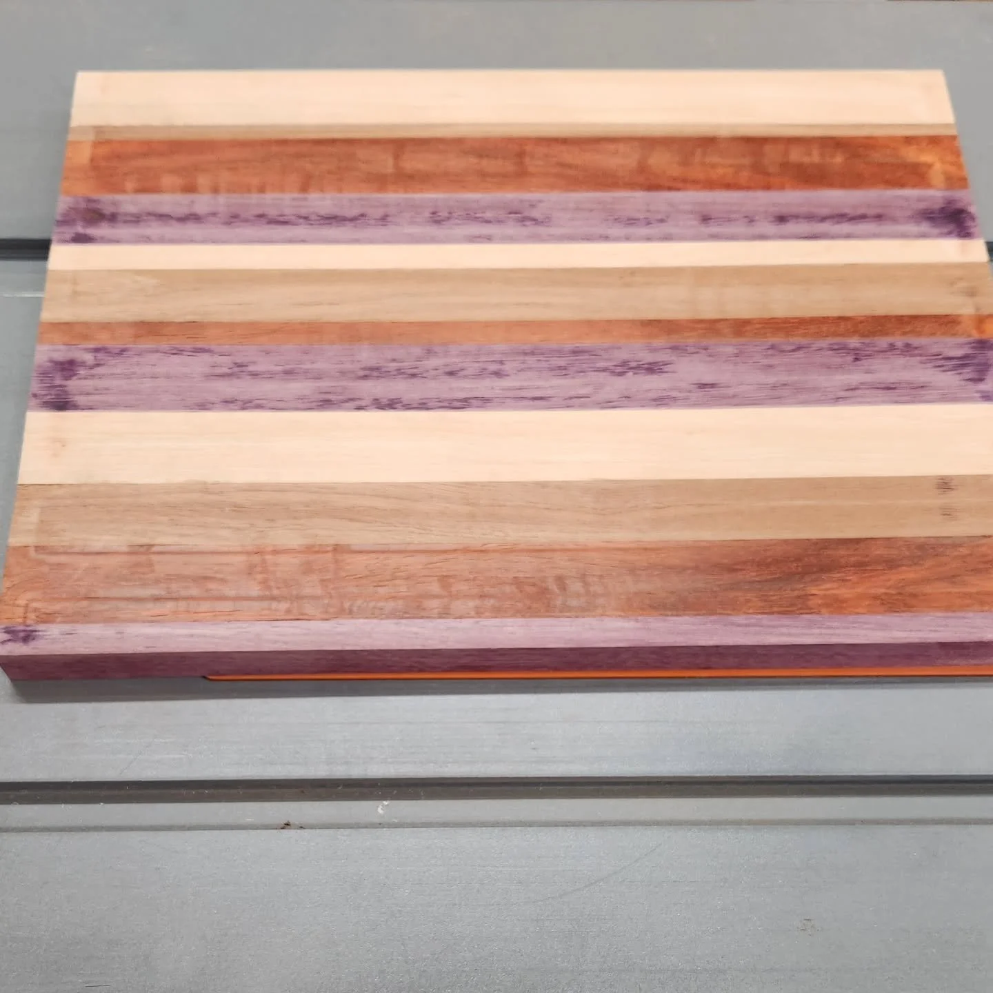 #charcuterieboard #cuttingboard #charcuterieboards #cuttingboards rough cut of the next cutting board, cherry, sapele, padauk, and purple heart