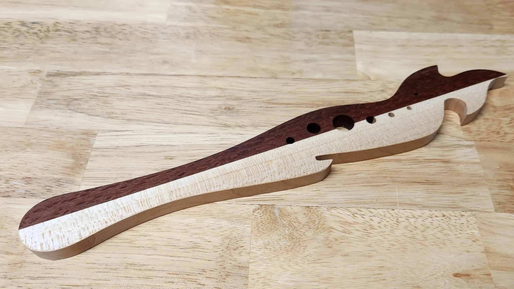 Wooden Kitchen Multitool, Maple and Leopardwood