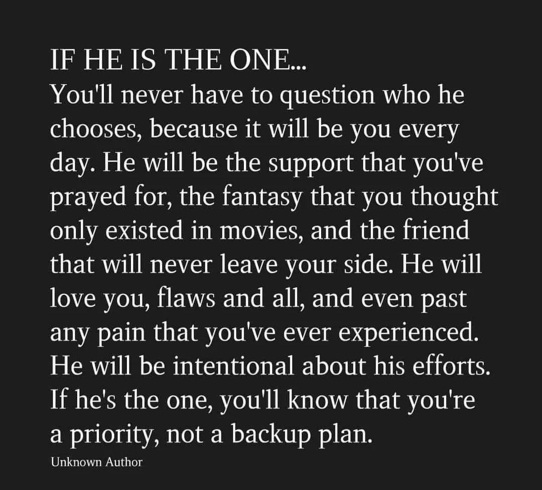 You’re Still the One…