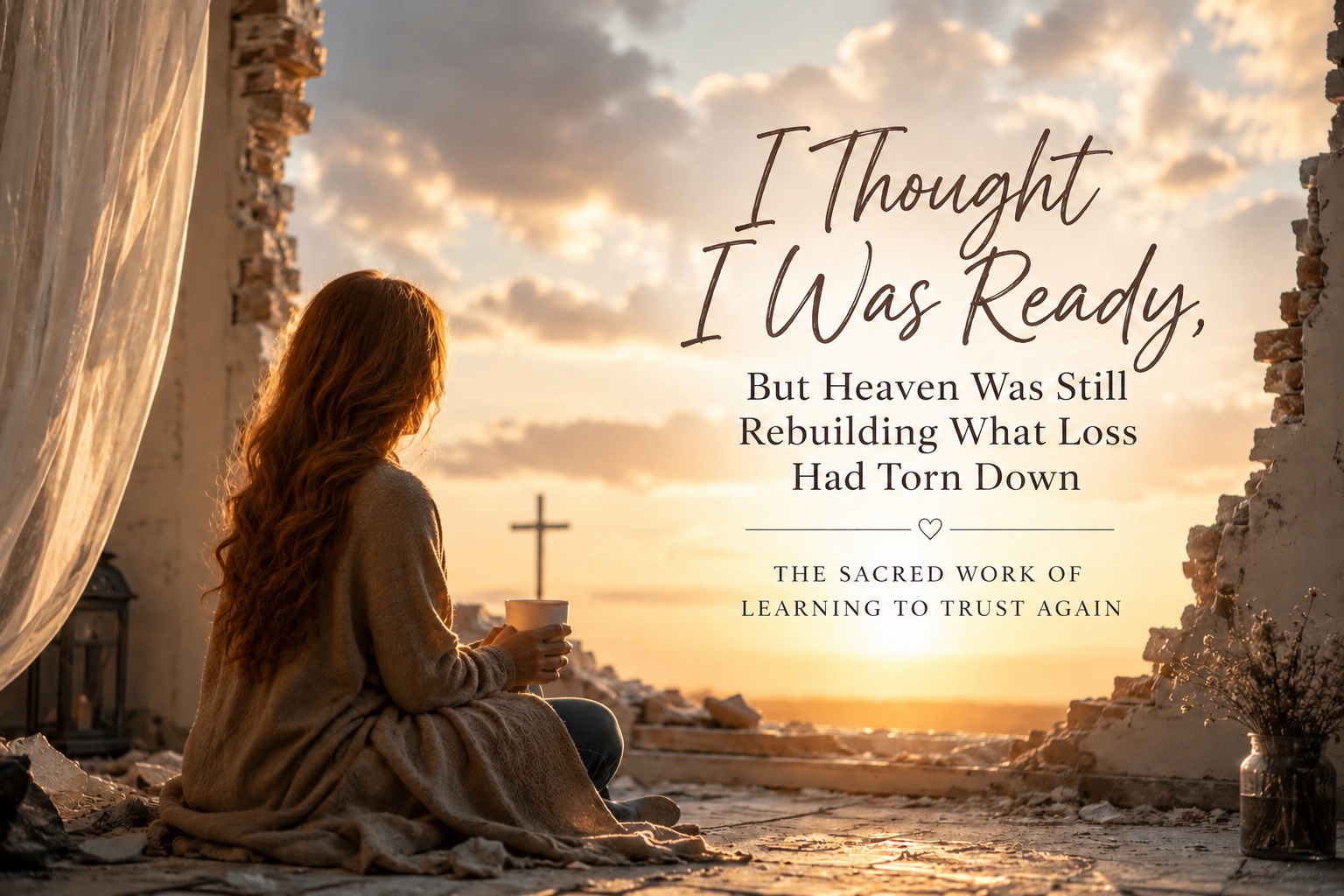 I Thought I Was Ready, But God Was Still Rebuilding What Loss Had Torn Down: The sacred work of learning to trust again after widowhood.